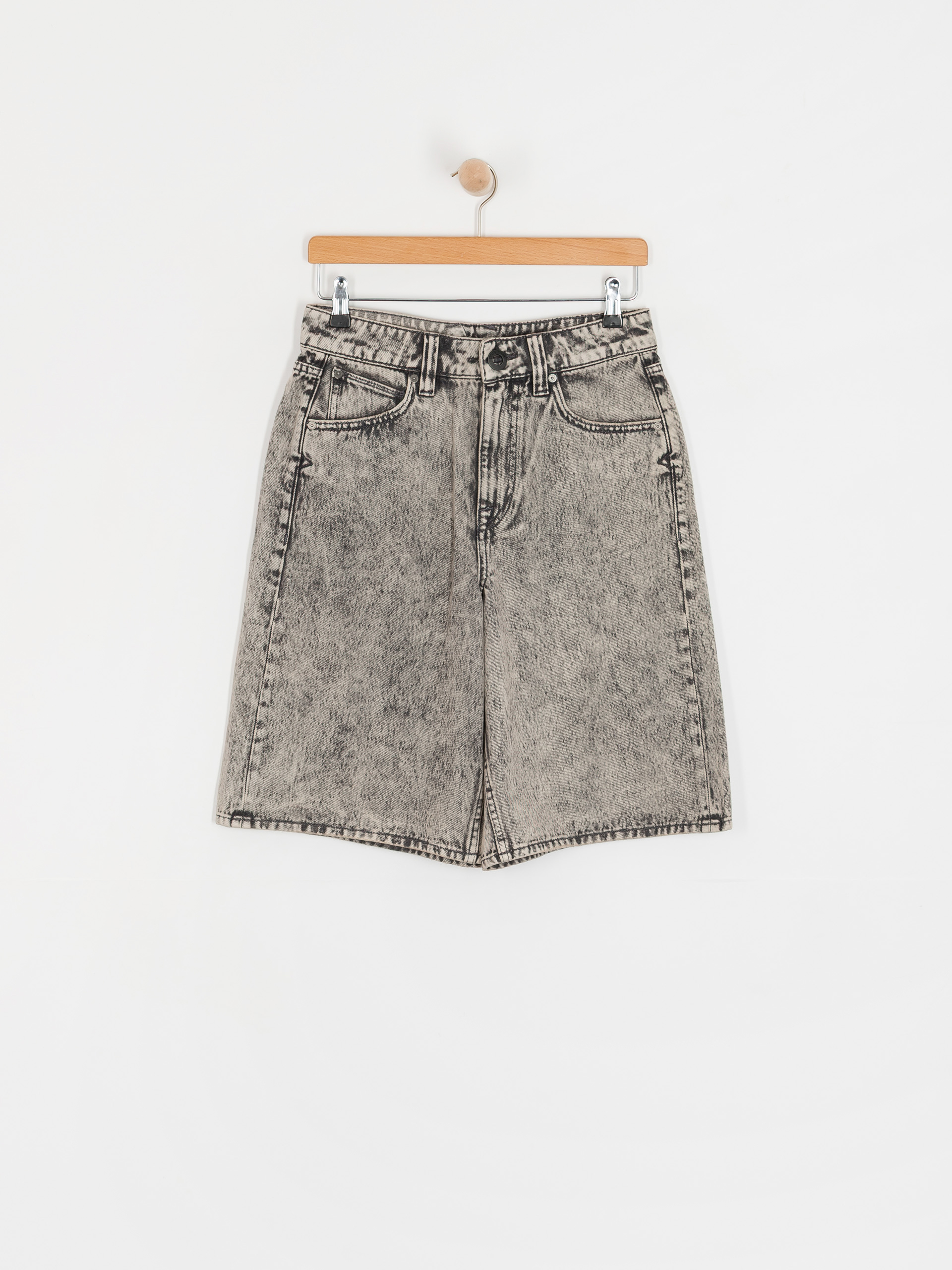 Szorty Volcom Beeggy Denim Wmn (grey vintage)