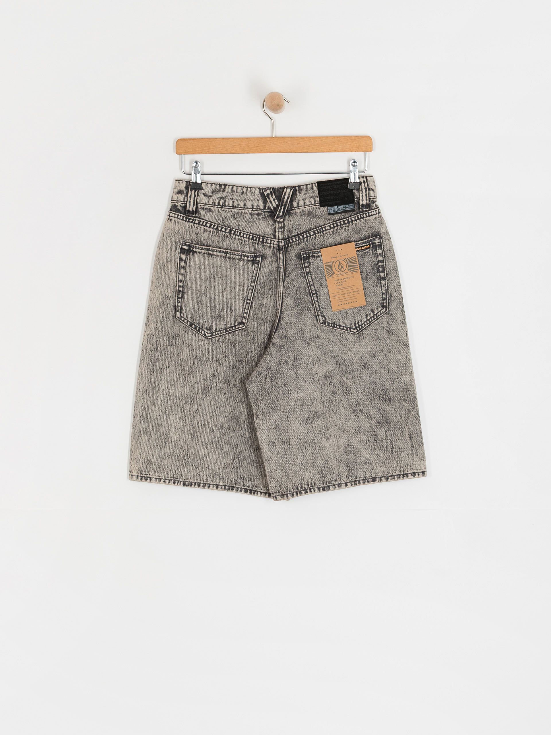 Szorty Volcom Beeggy Denim Wmn (grey vintage)