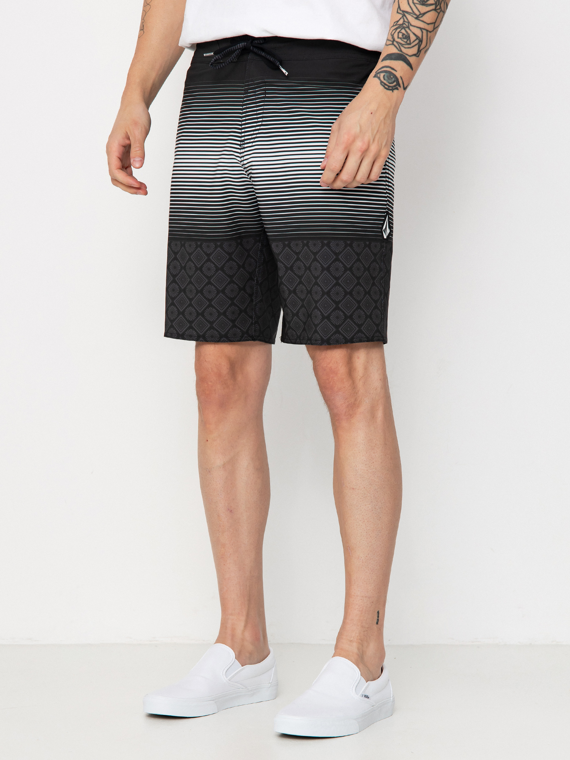 Boardshorty Volcom Lido Stripe Mod 20 (black)