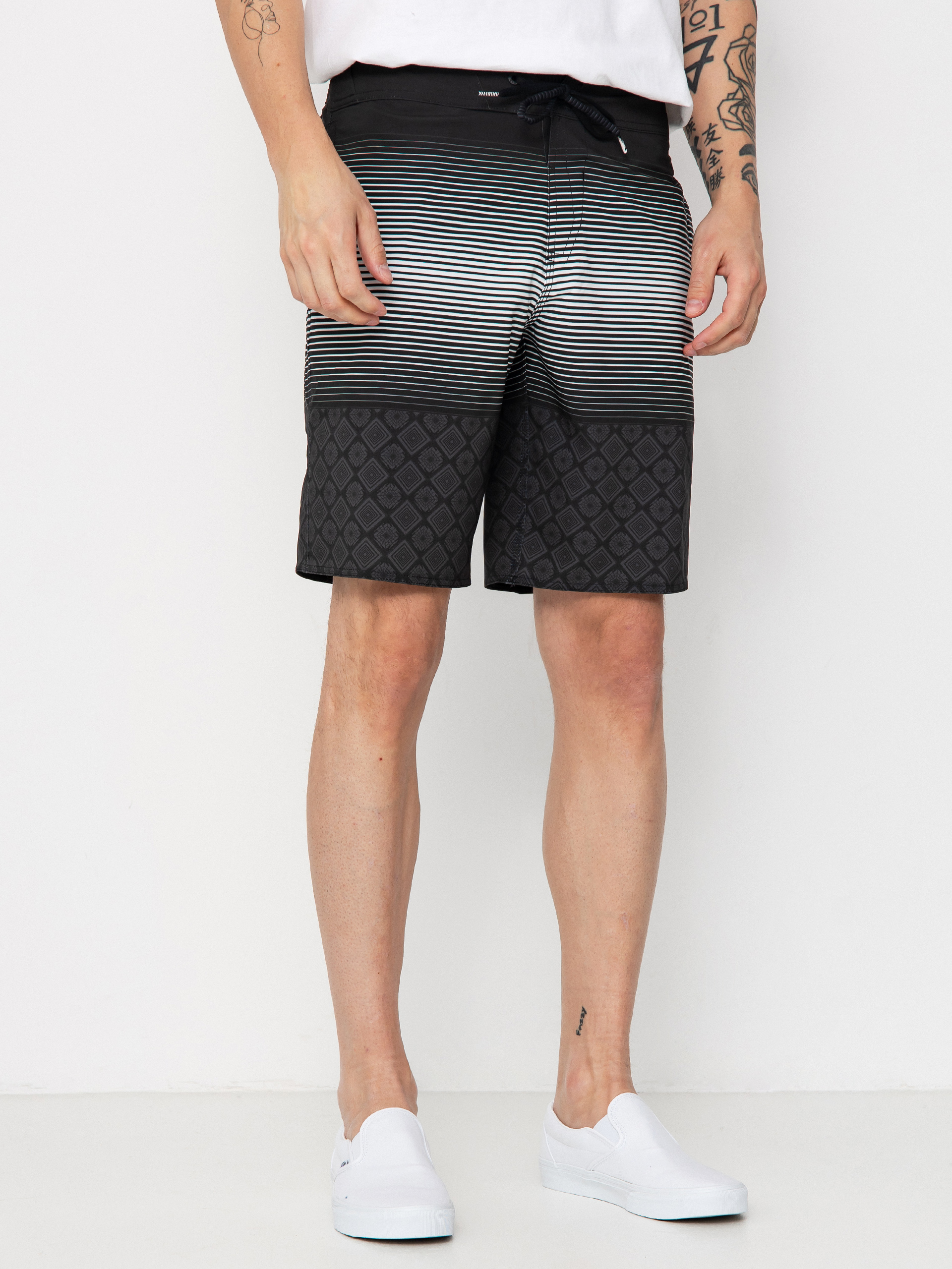 Boardshorty Volcom Lido Stripe Mod 20 (black)
