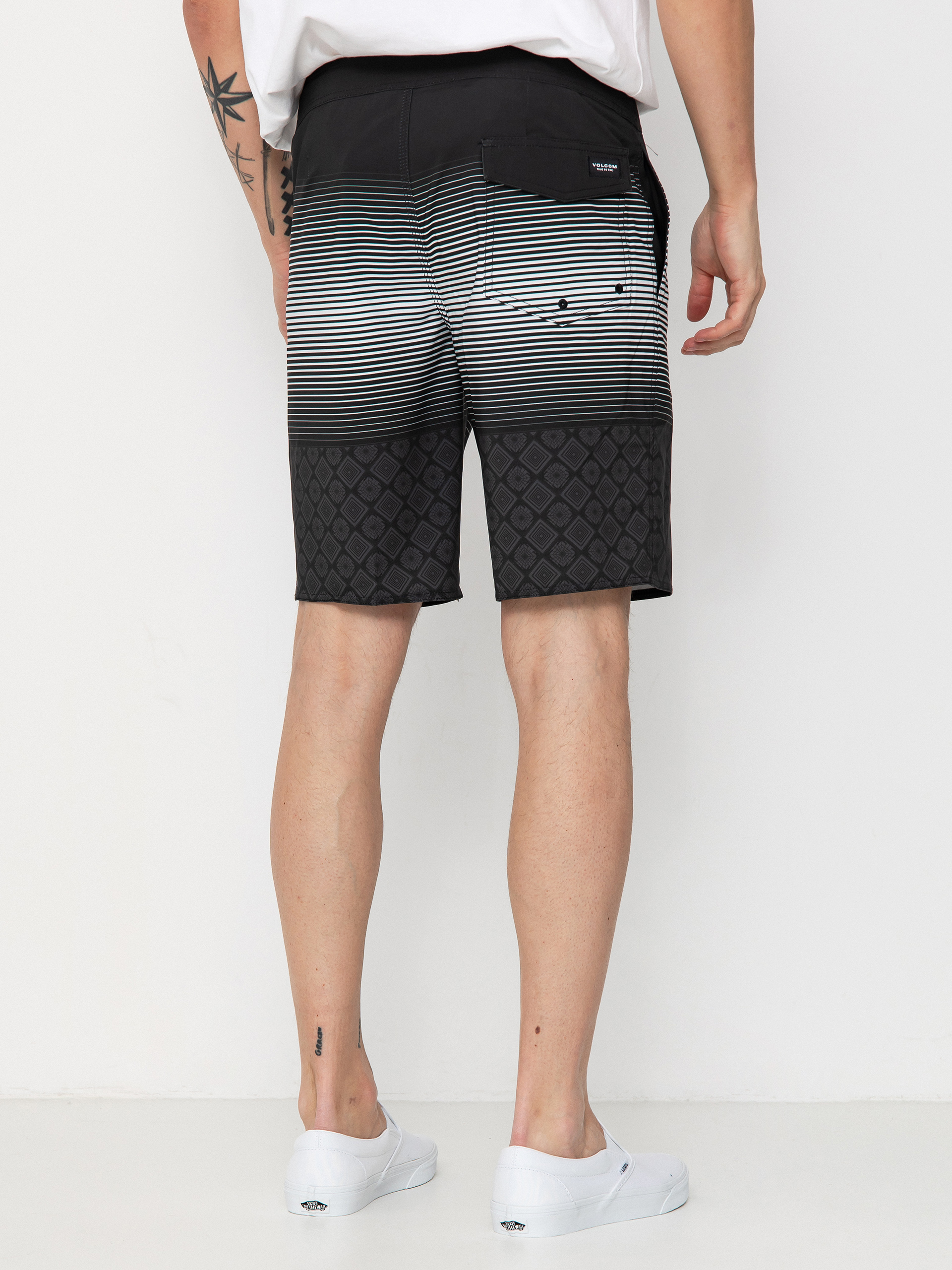 Boardshorty Volcom Lido Stripe Mod 20 (black)