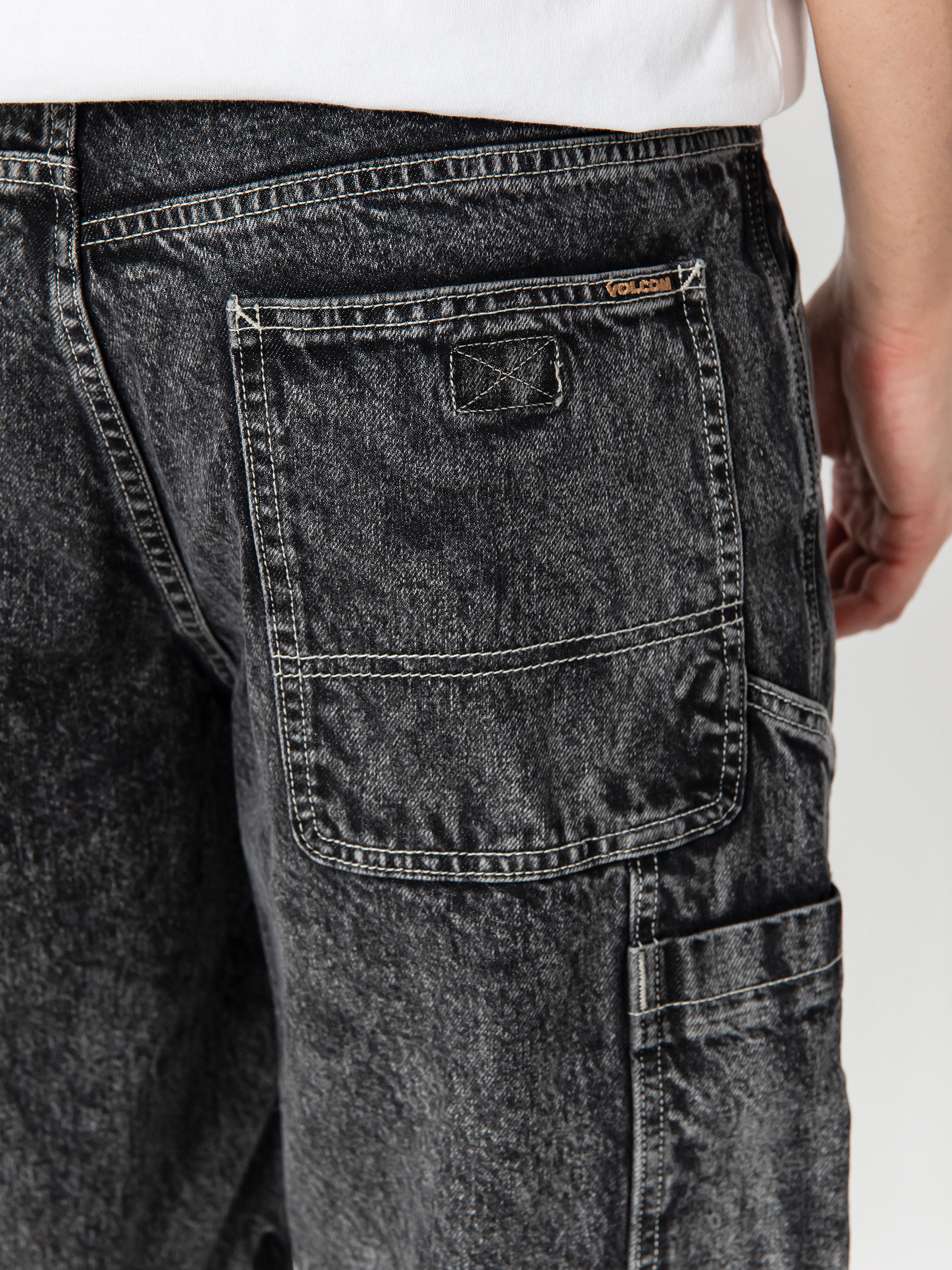 Szorty Volcom Labored Utility (light acid black)