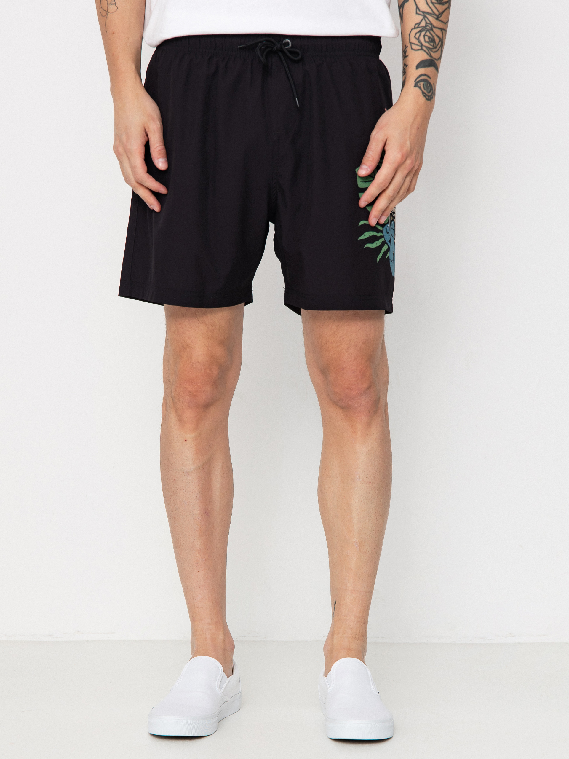 Szorty Santa Cruz Tiki Hand (black)