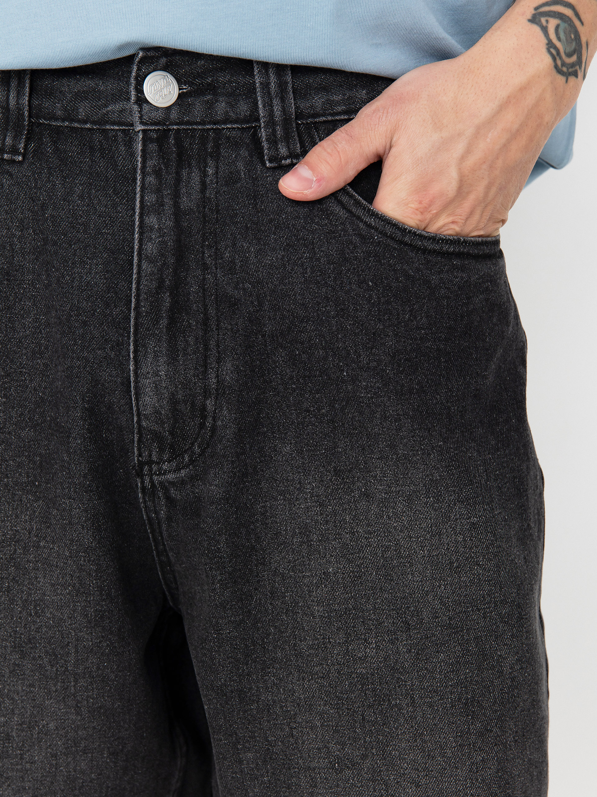 Szorty Santa Cruz Big (washed black)