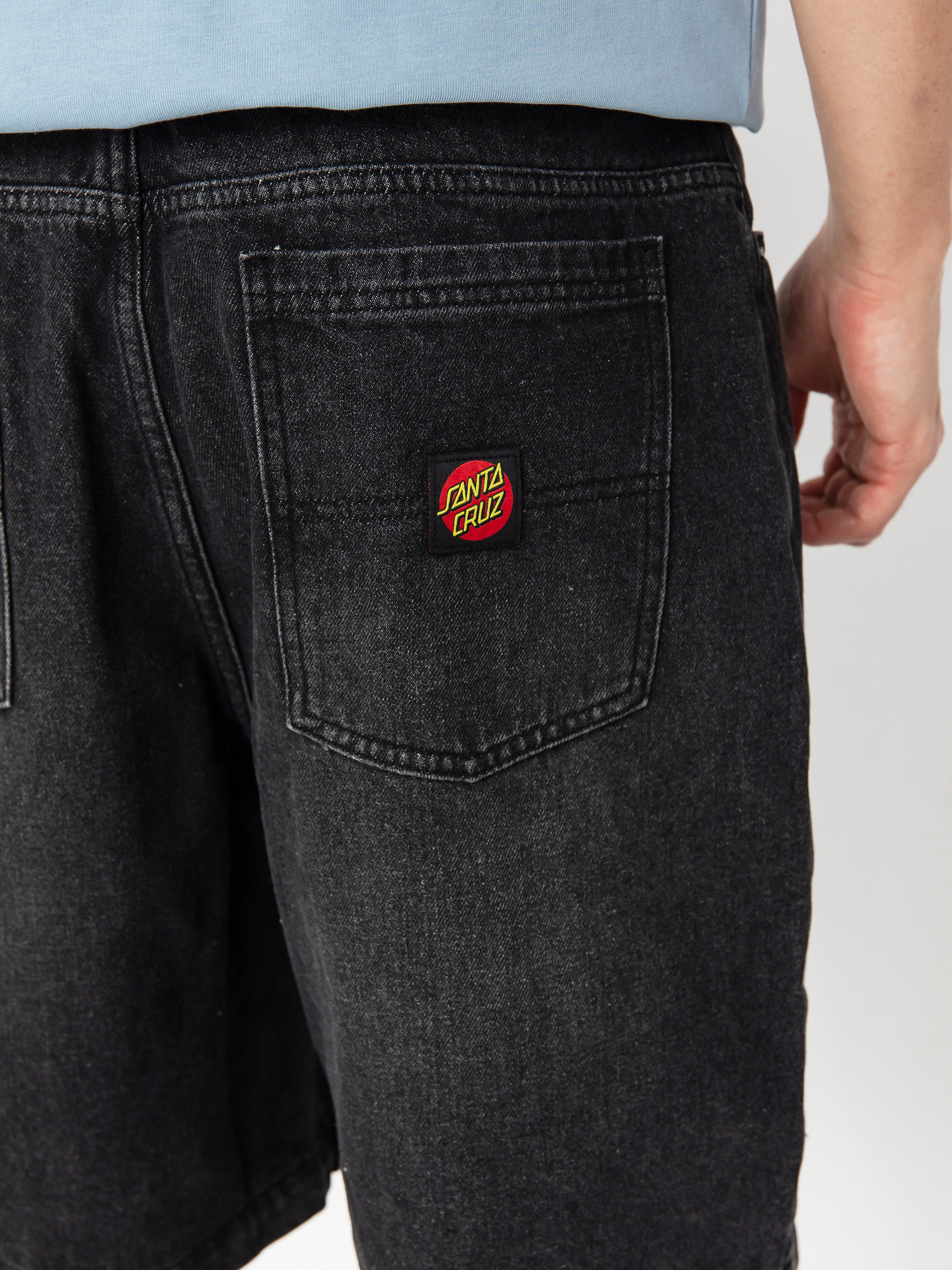 Szorty Santa Cruz Big (washed black)