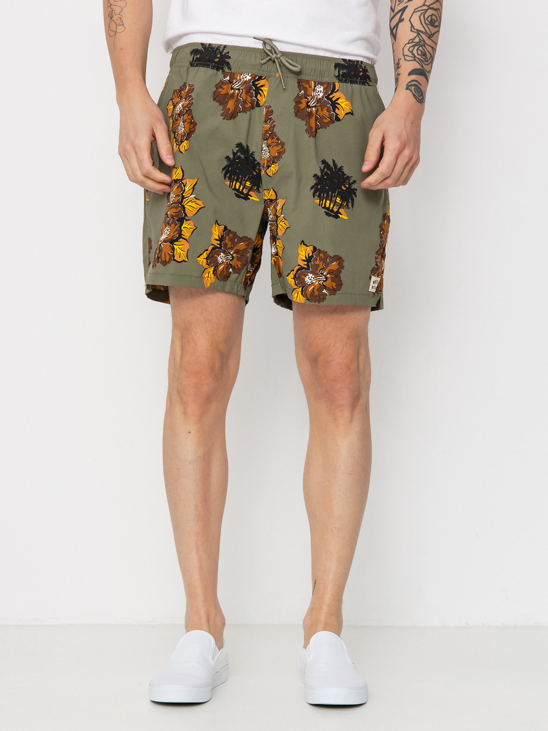 Szorty Brixton Everyday Hybrid 5 (olive surplus floral)