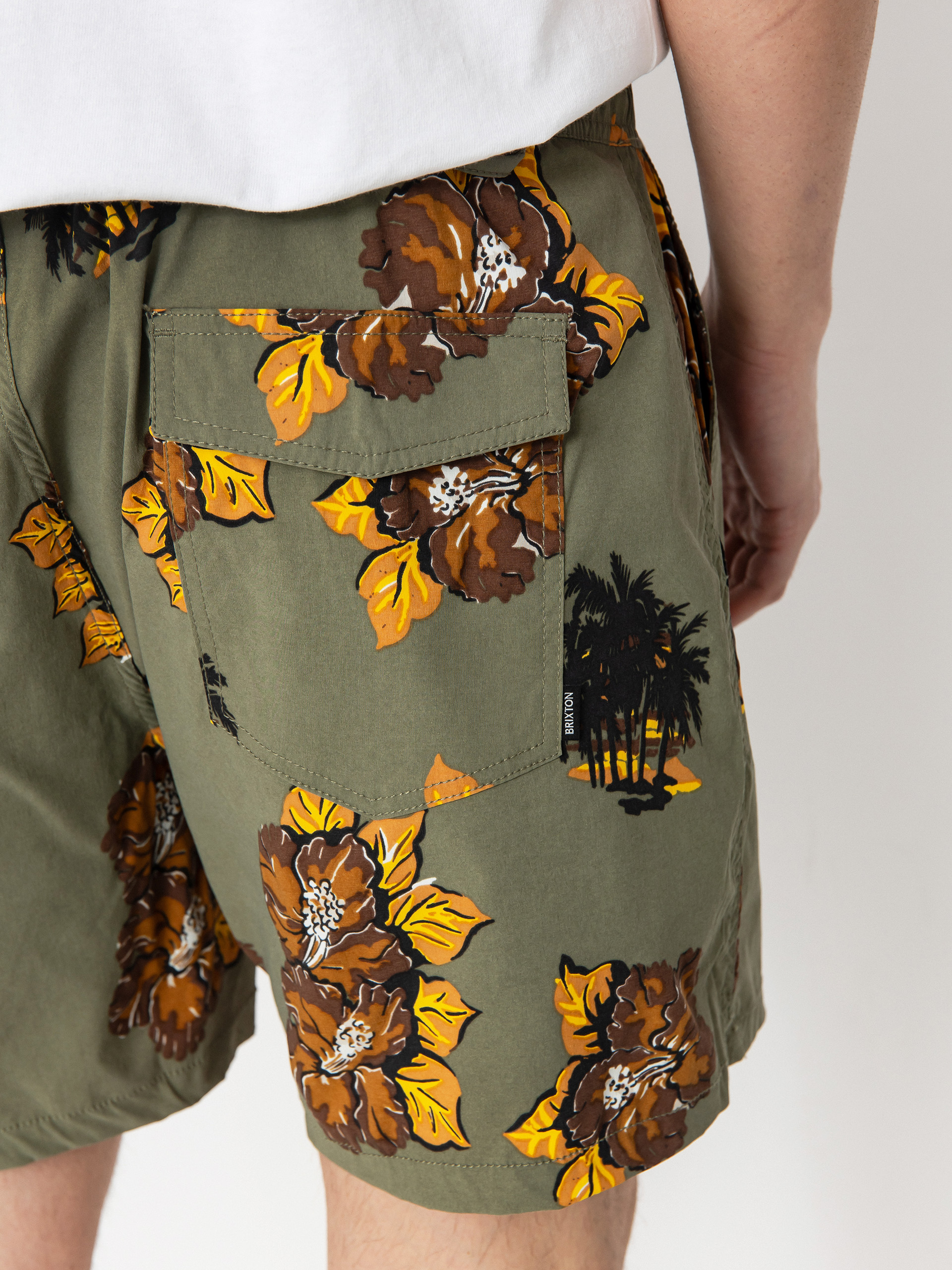 Szorty Brixton Everyday Hybrid 5 (olive surplus floral)
