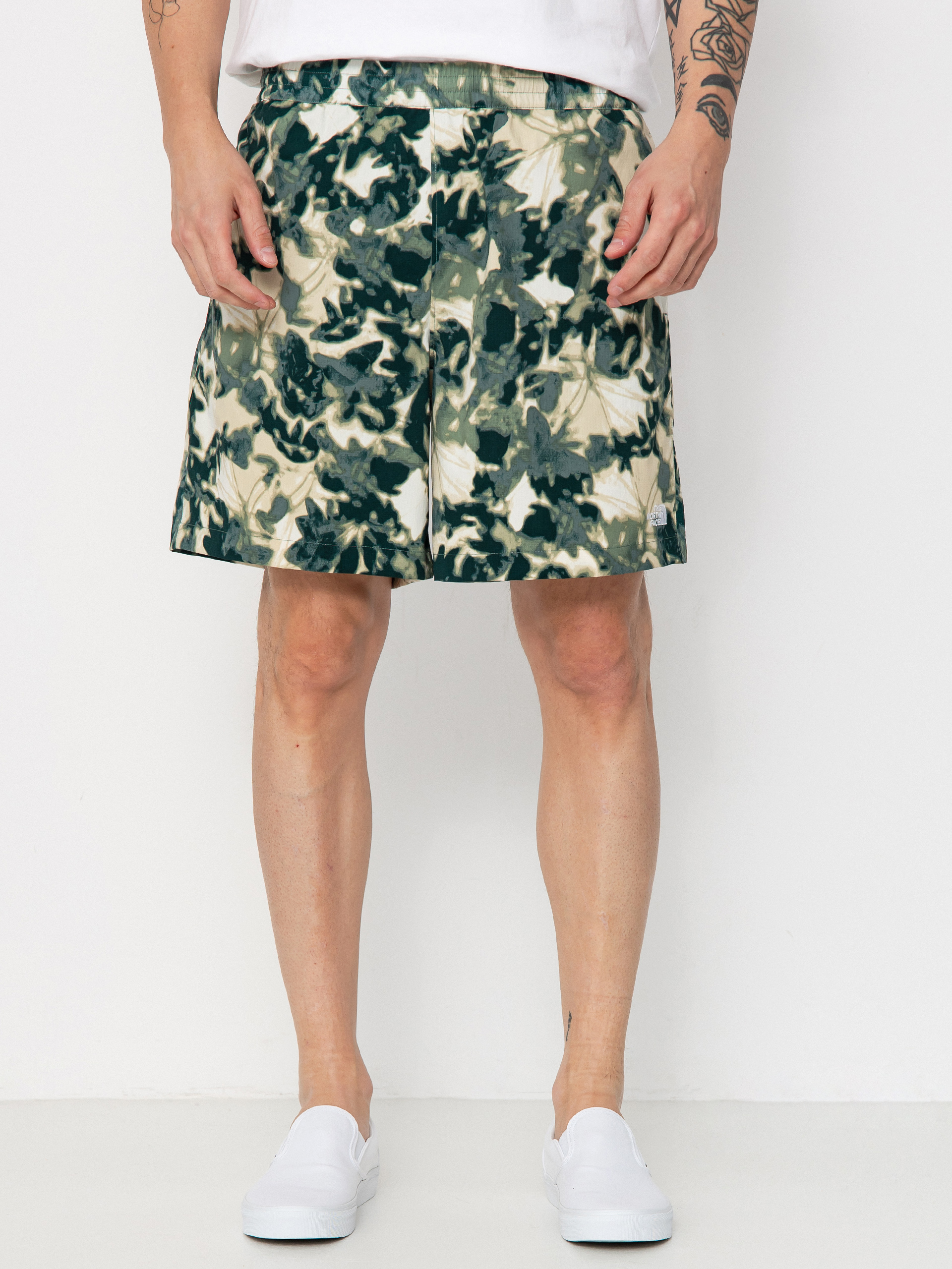 Szorty The North Face Class V Pathfinder (duck green/lux print)