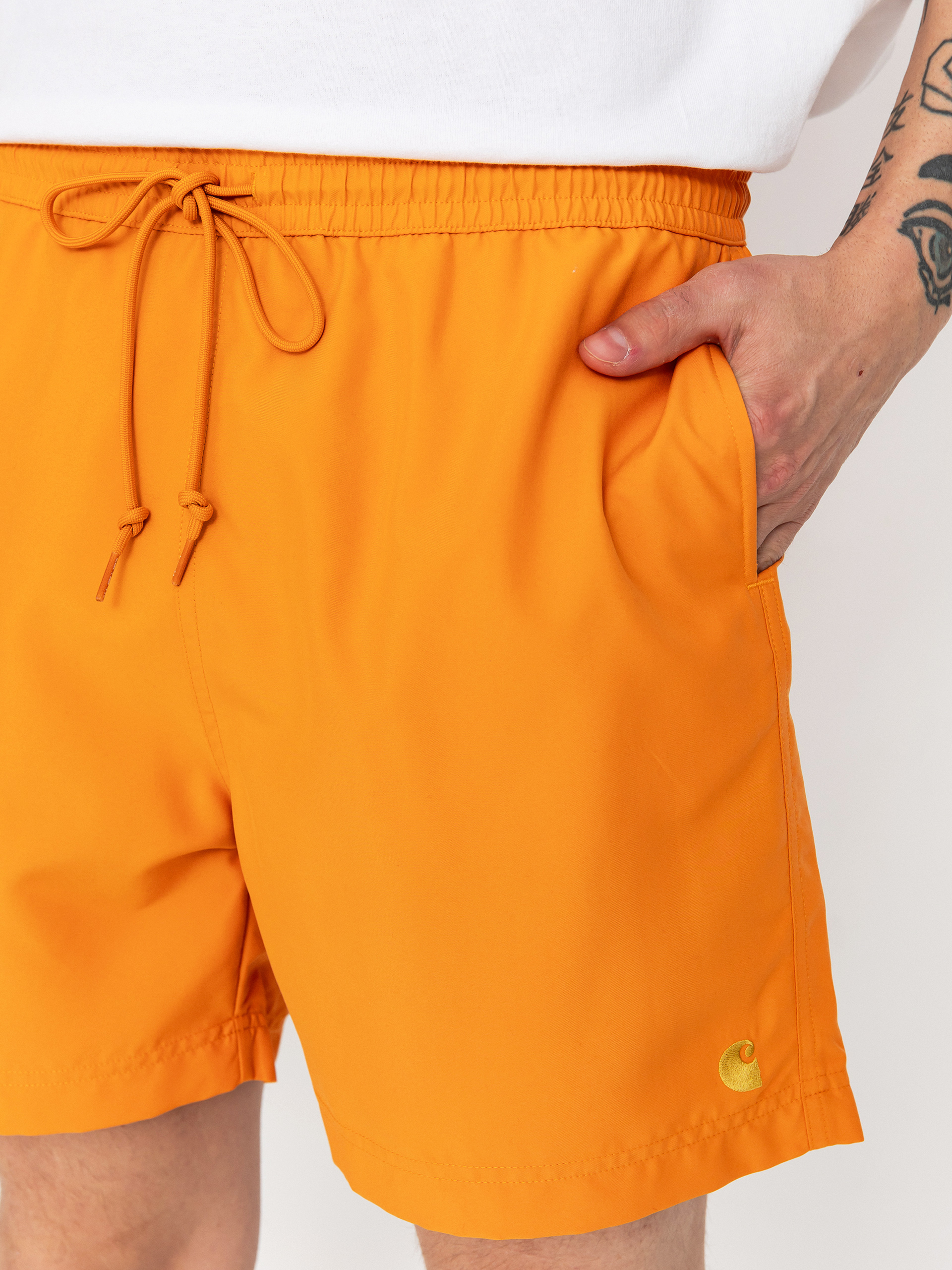 Szorty Carhartt WIP Chase Swim (pumpkin/gold)