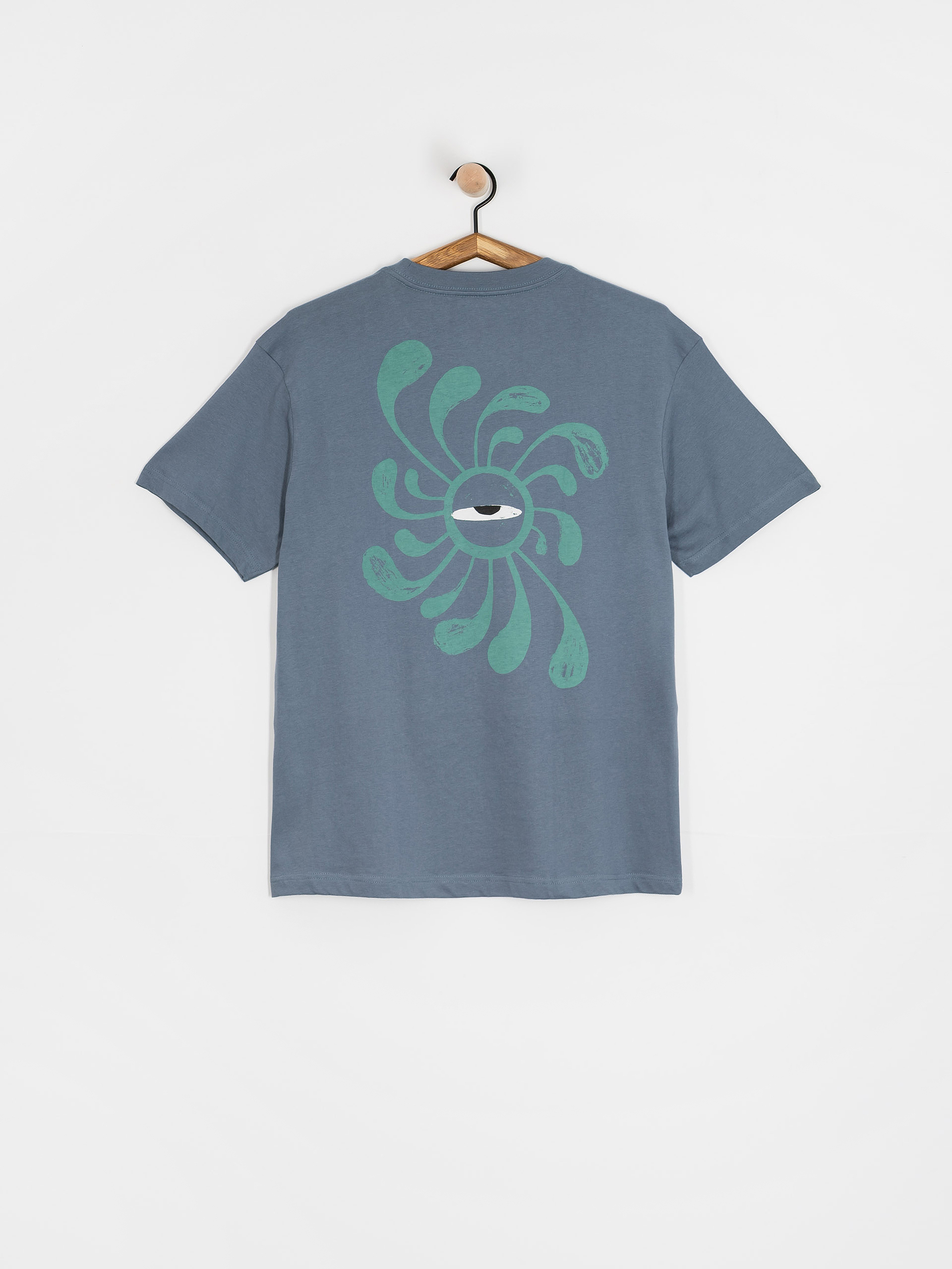 T-shirt RVCA La Eye Swirl Pocket (vintage navy)