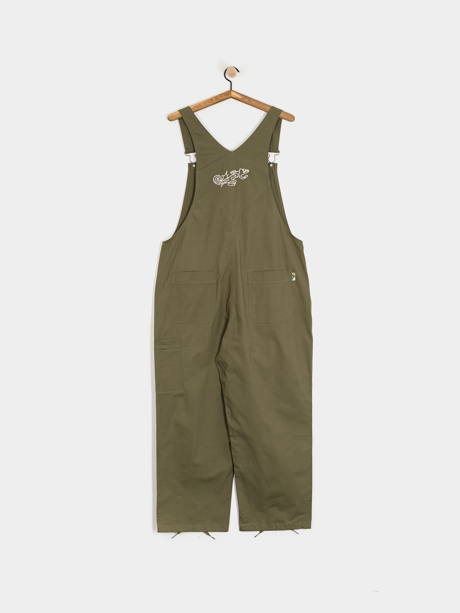 Spodnie Nike SB Federation Agnostic Overalls (medium olive/white)