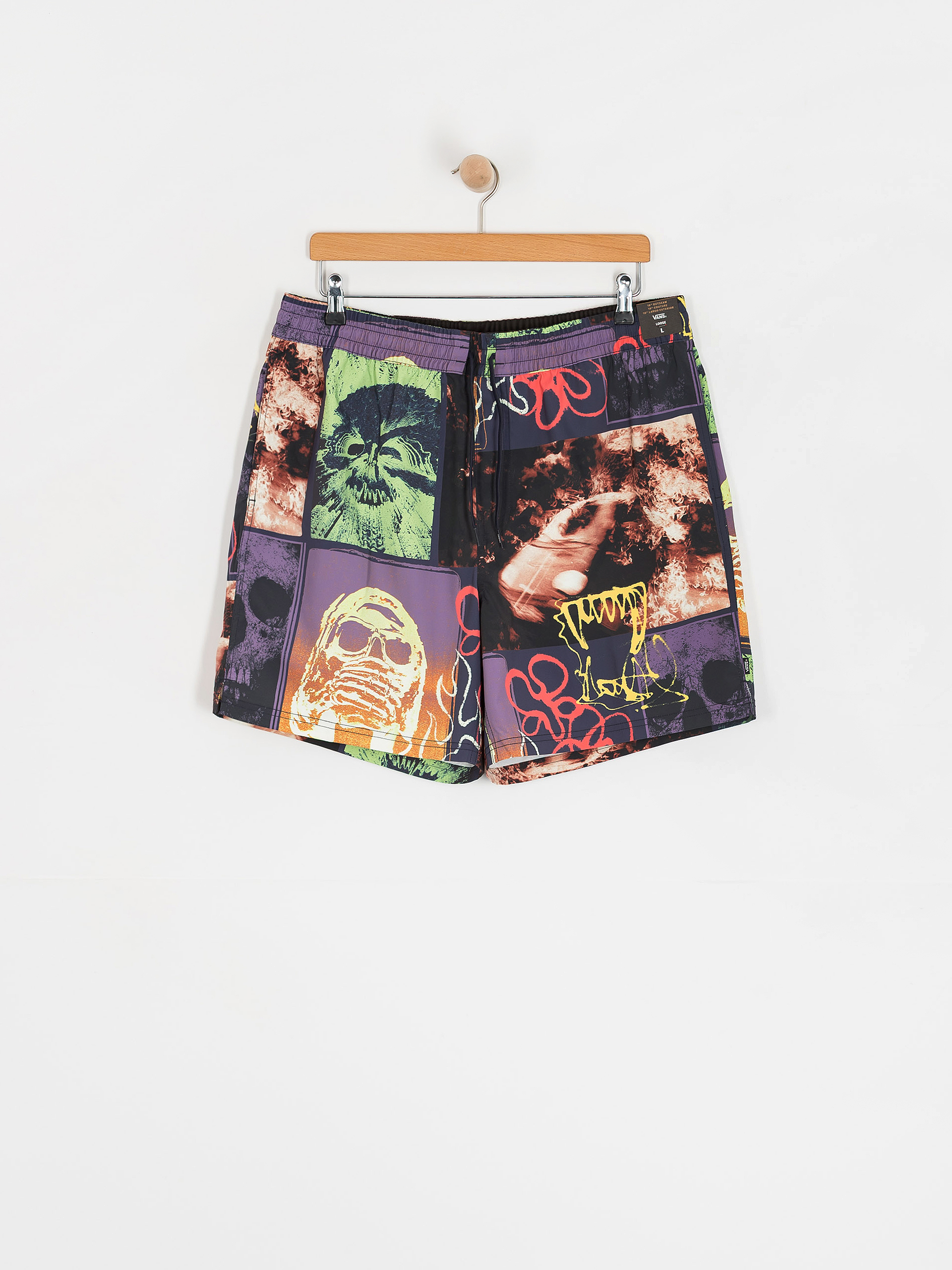 Szorty Vans Primary Crazy Print Loose Elastic (parisian night)