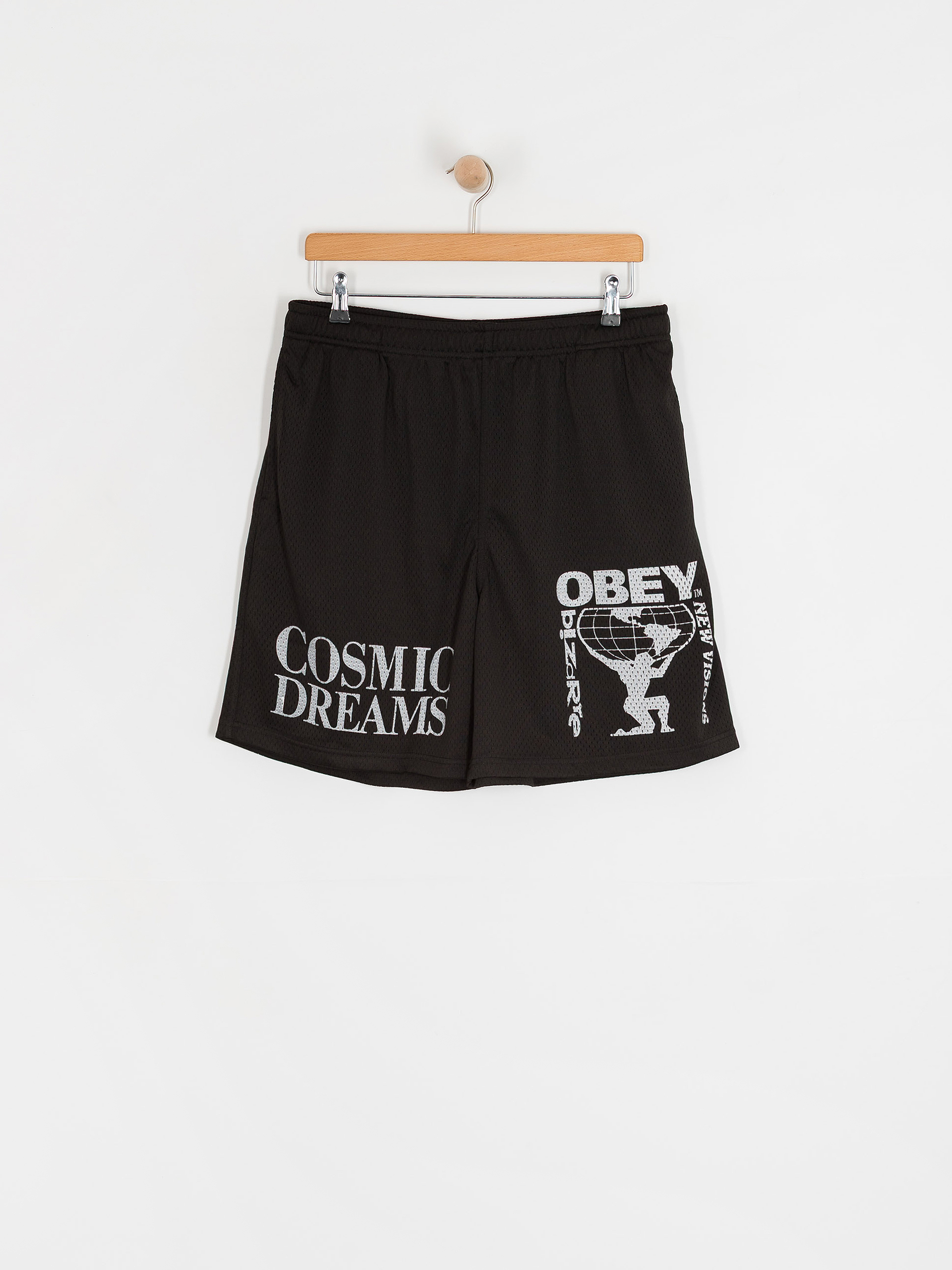 Szorty OBEY Easy Cosmic Dreams Mesh (black)