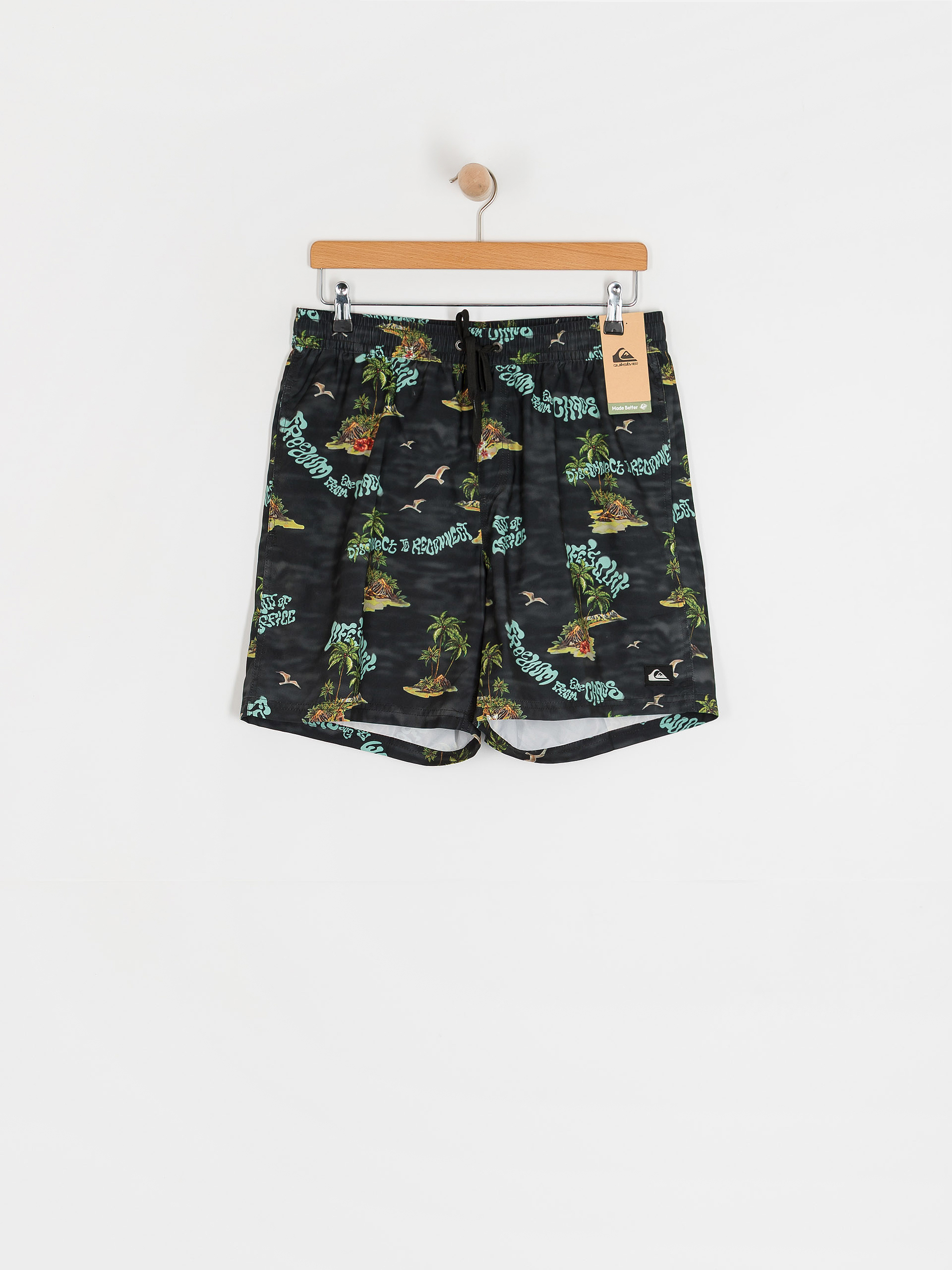 Szorty Quiksilver Everyday Straight Volley 17 (black naturama)
