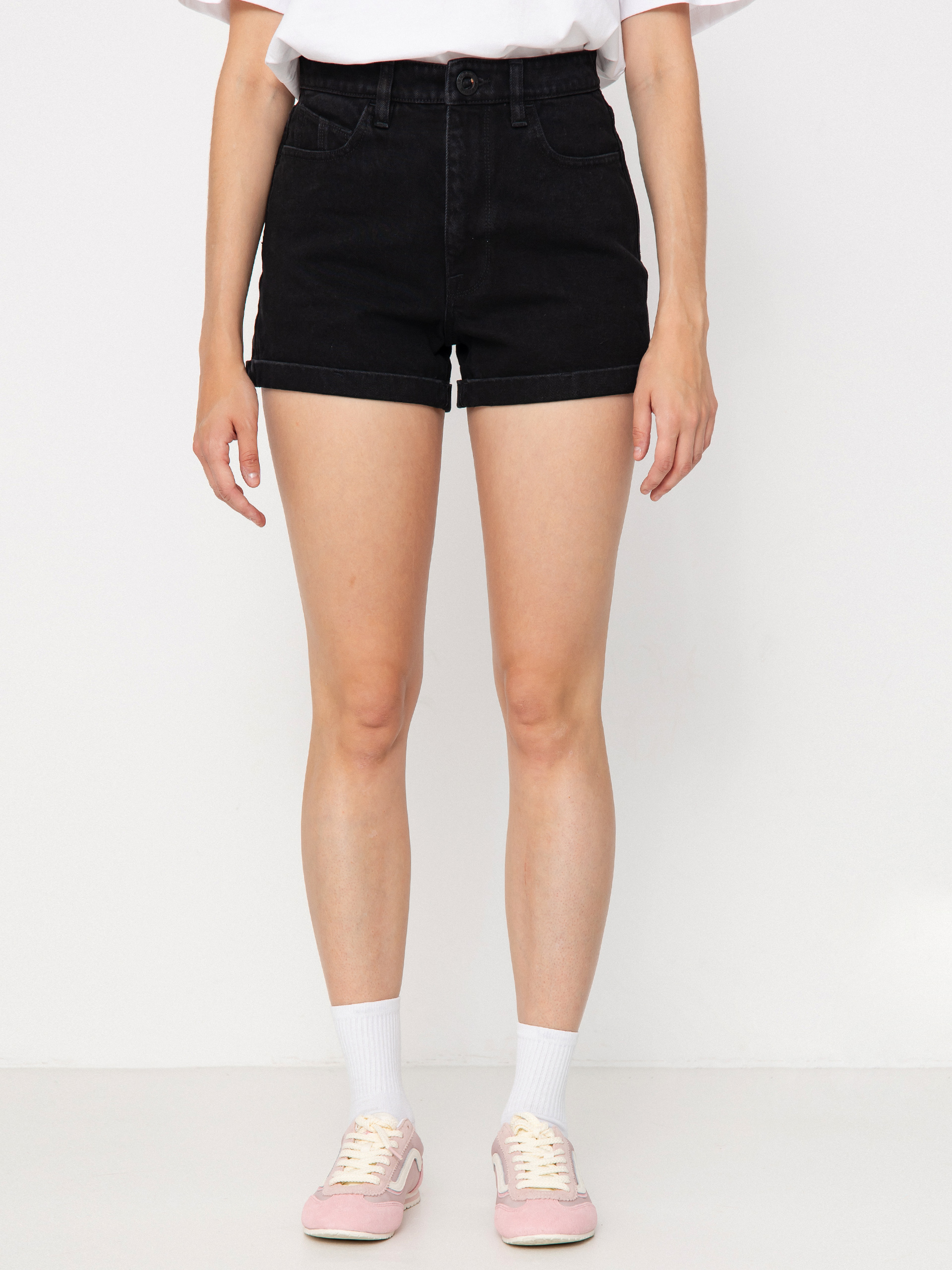 Szorty Volcom Weellow Wmn (black)