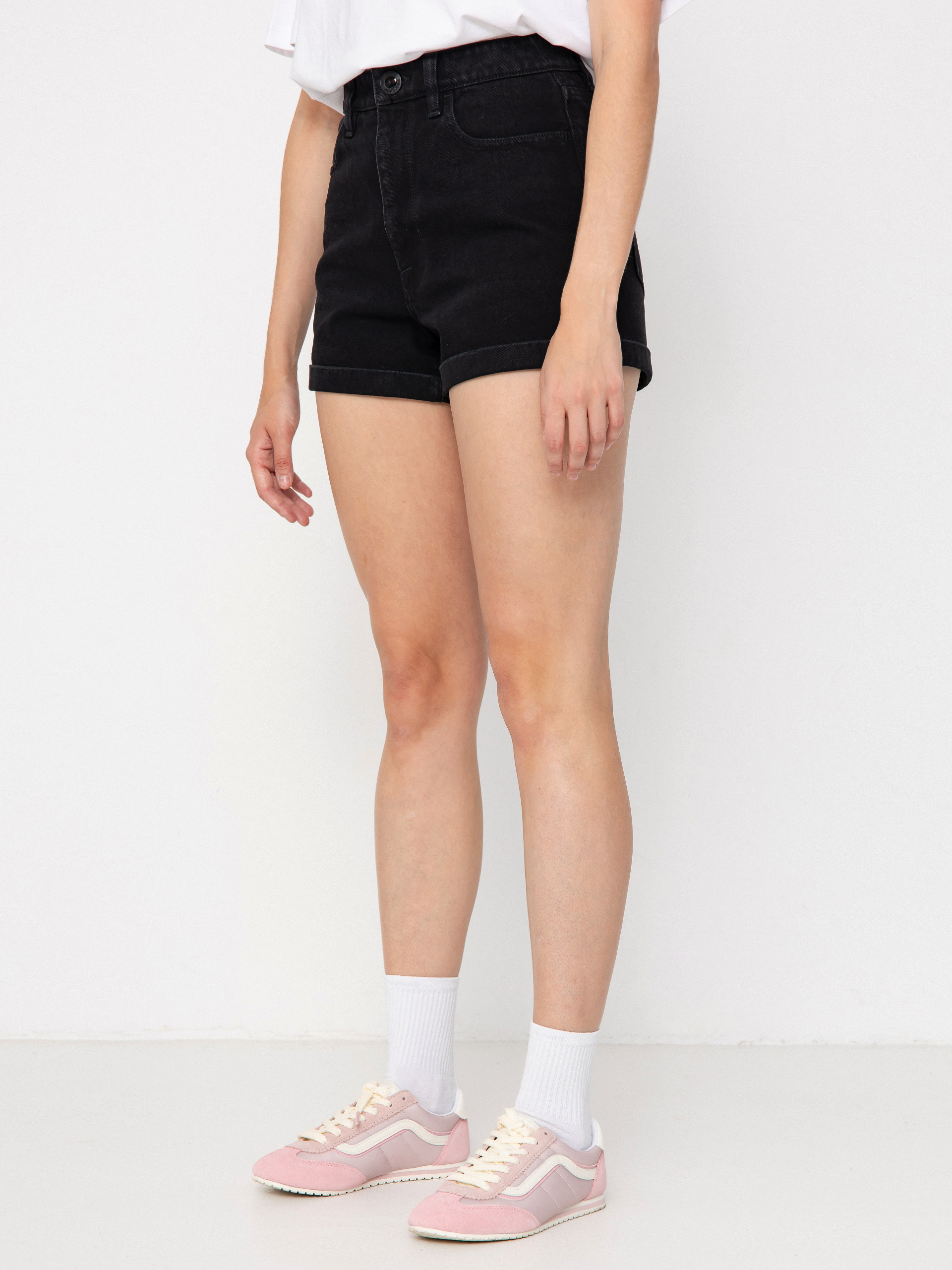 Szorty Volcom Weellow Wmn (black)
