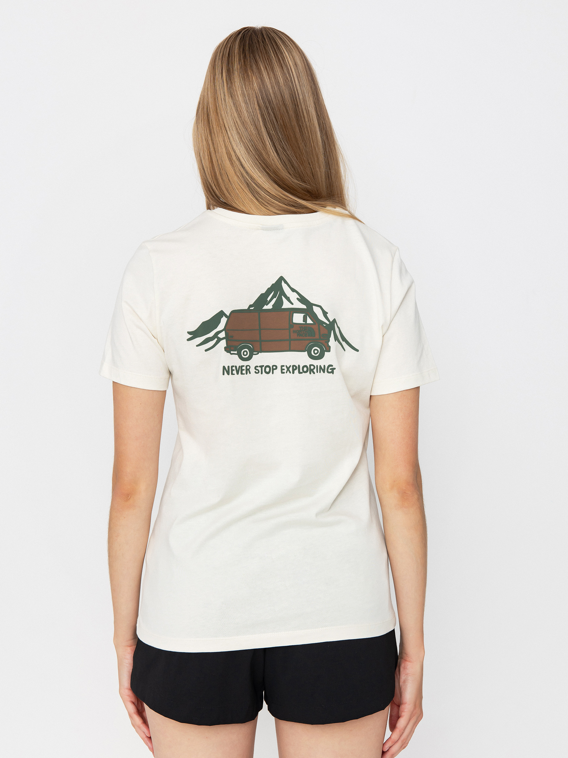 T-shirt The North Face Outdoor Graphic Wmn (white dune)
