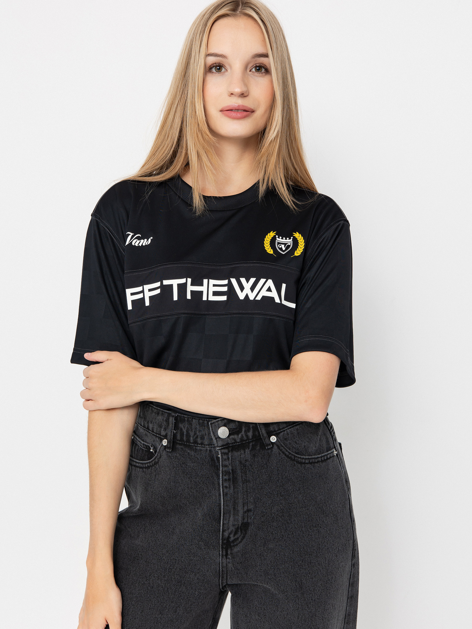 T-shirt Vans Stevies Sports Jersey Wmn (black)