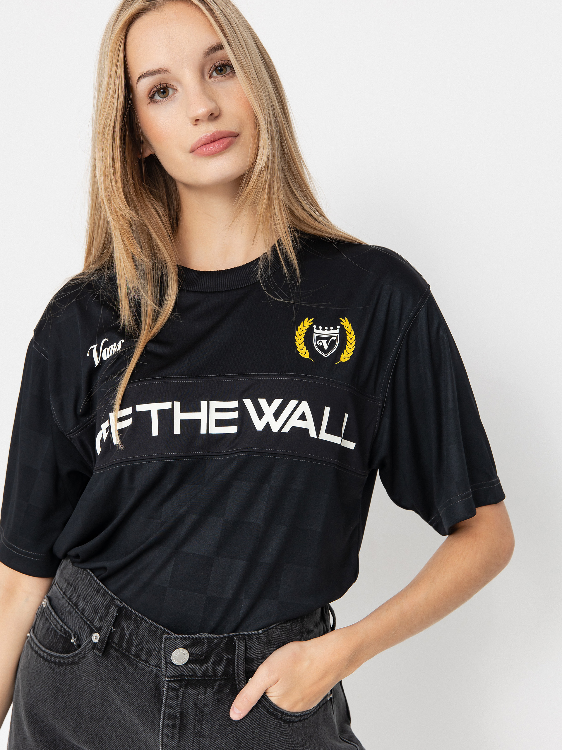 T-shirt Vans Stevies Sports Jersey Wmn (black)