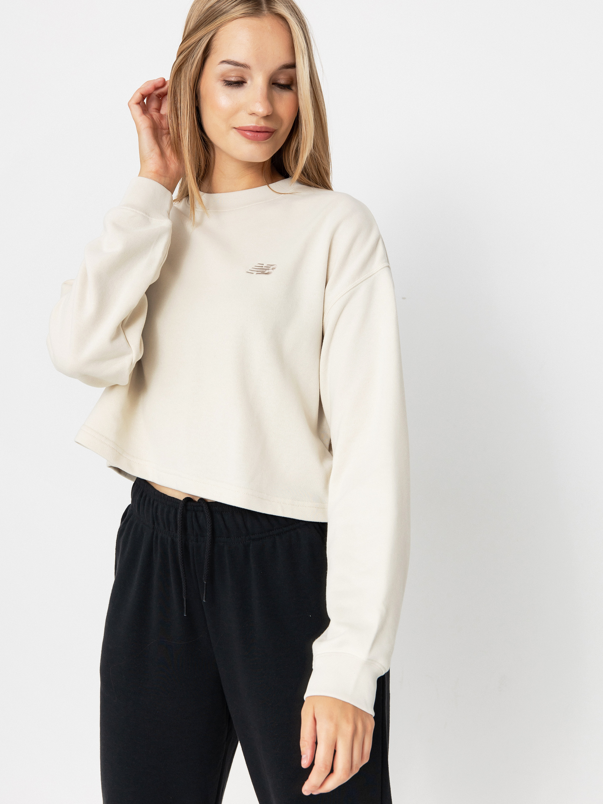 Bluza New Balance Coastal Fleece Wmn (linen)