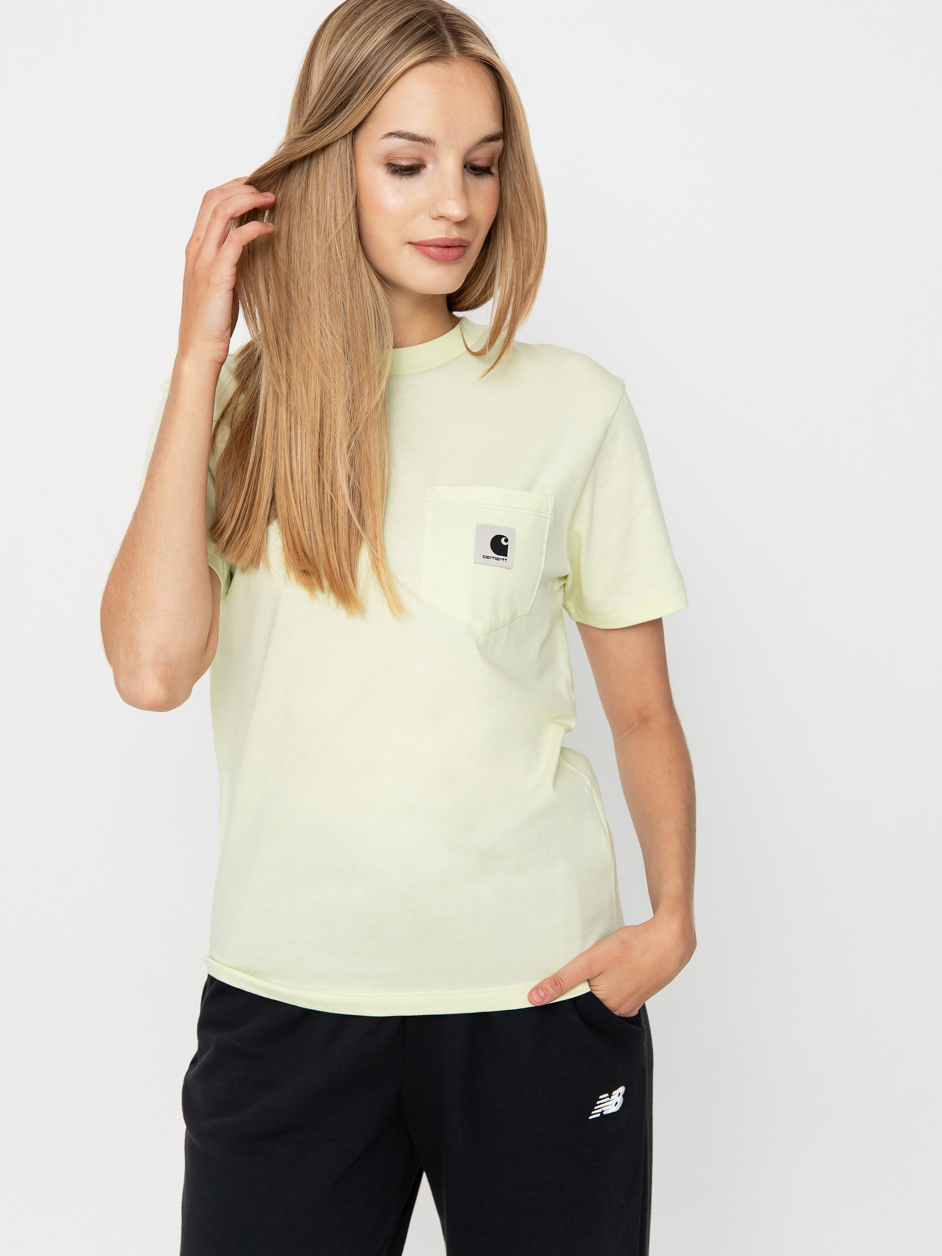 T-shirt Carhartt WIP Pocket Wmn (air green)
