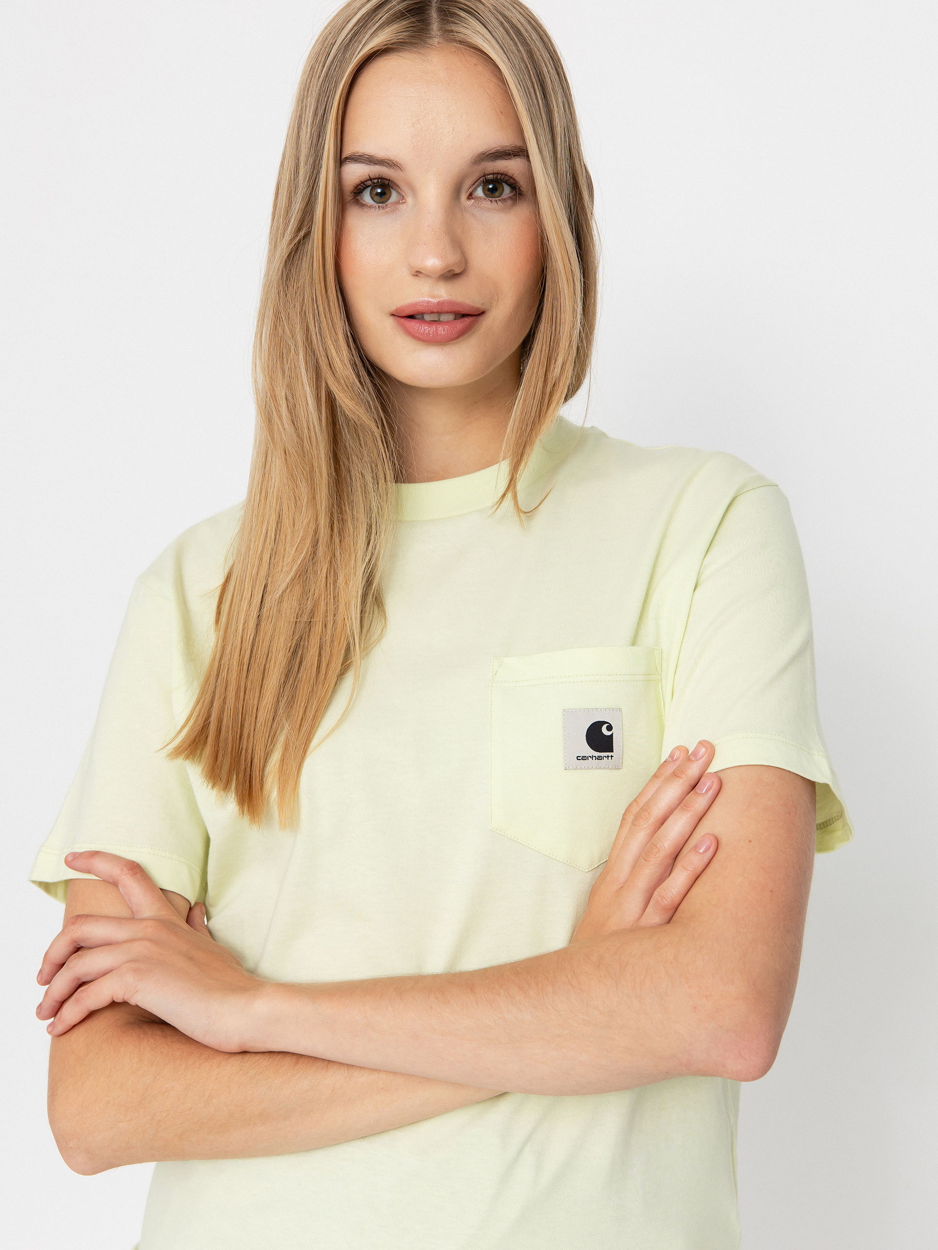 T-shirt Carhartt WIP Pocket Wmn (air green)