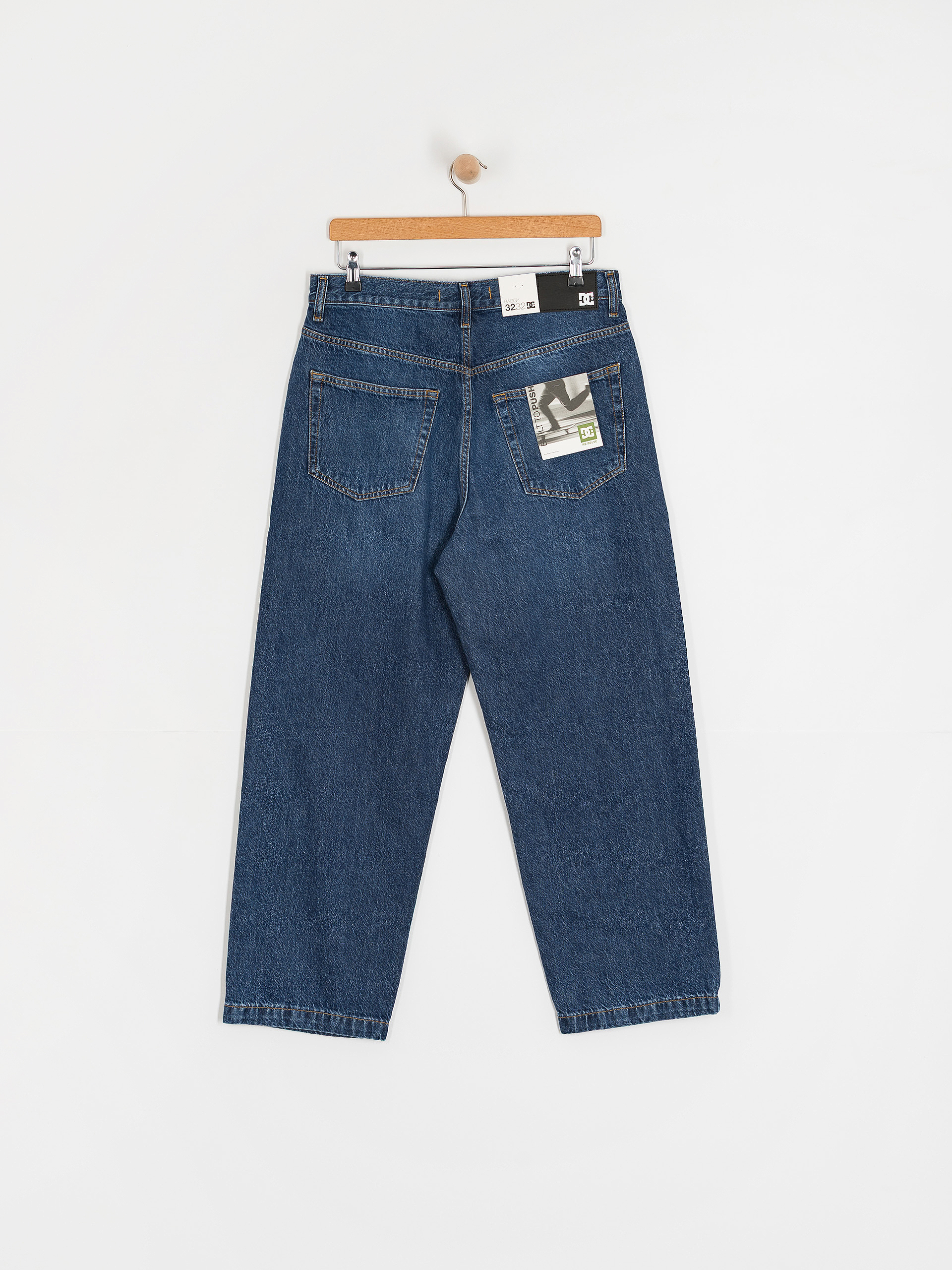 Spodnie DC Worker Baggy Denim Rsi (stone indigo)