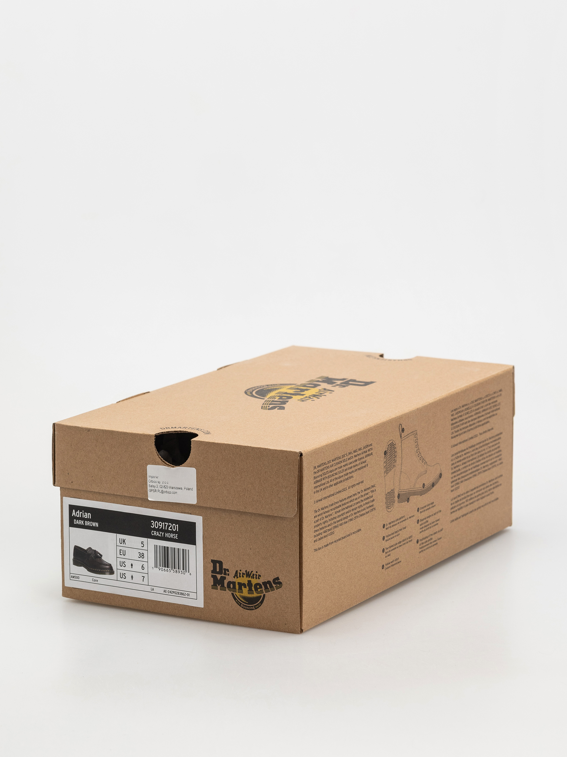 Buty Dr. Martens Adrian Tassel Loafer (dark brown crazy horse)