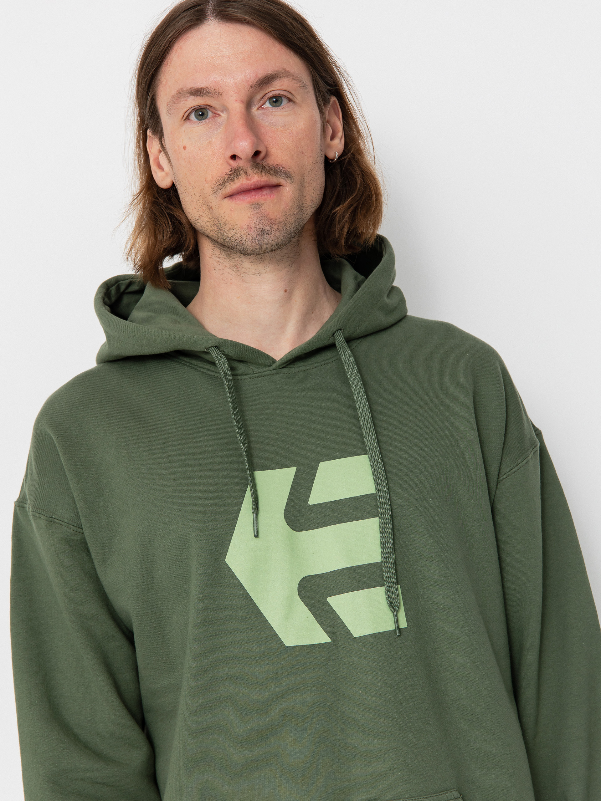 Bluza z kapturem Etnies Classic Icon HD (olive)