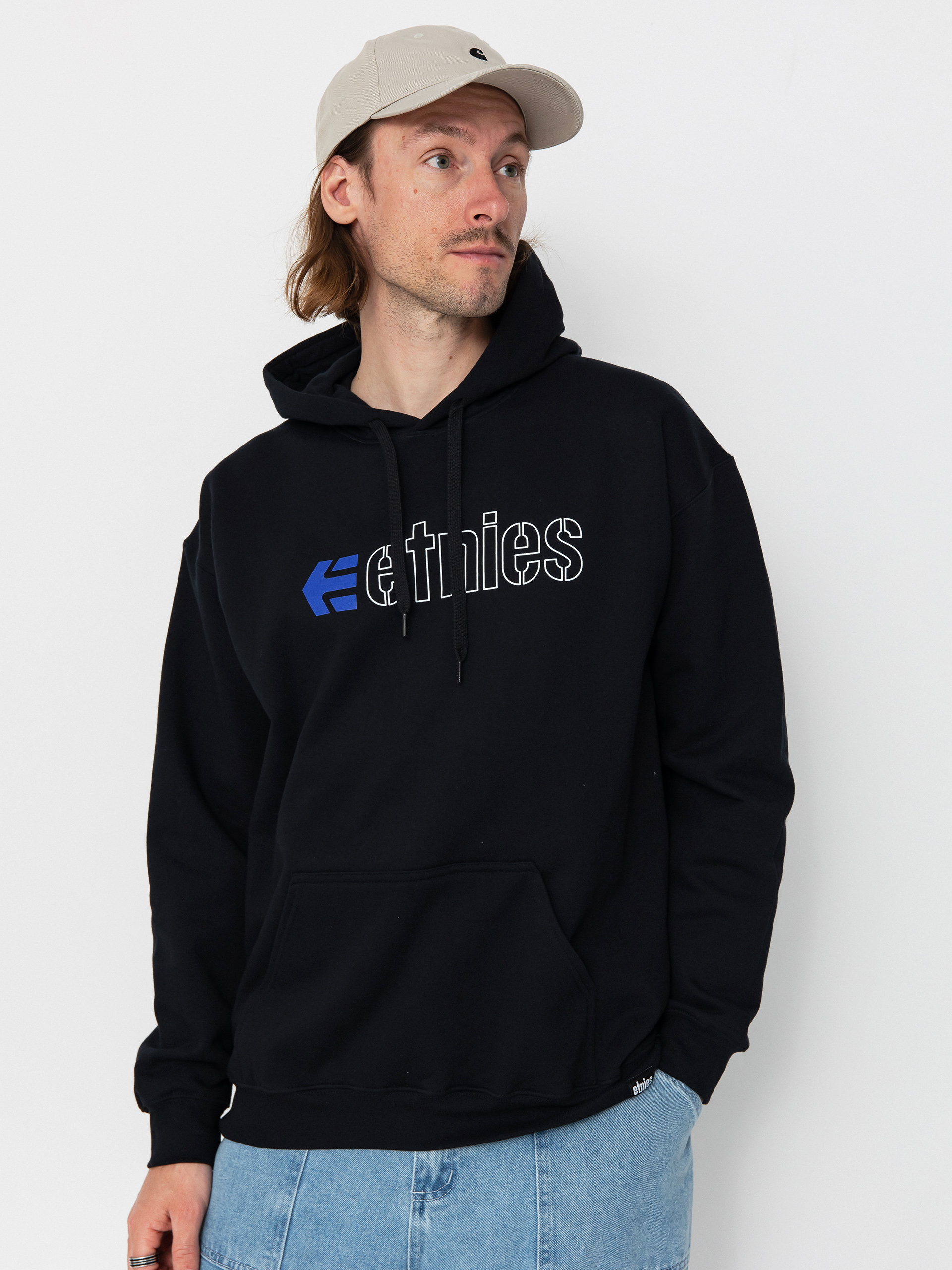 Bluza z kapturem Etnies Ecorp HD (black/blue/white)