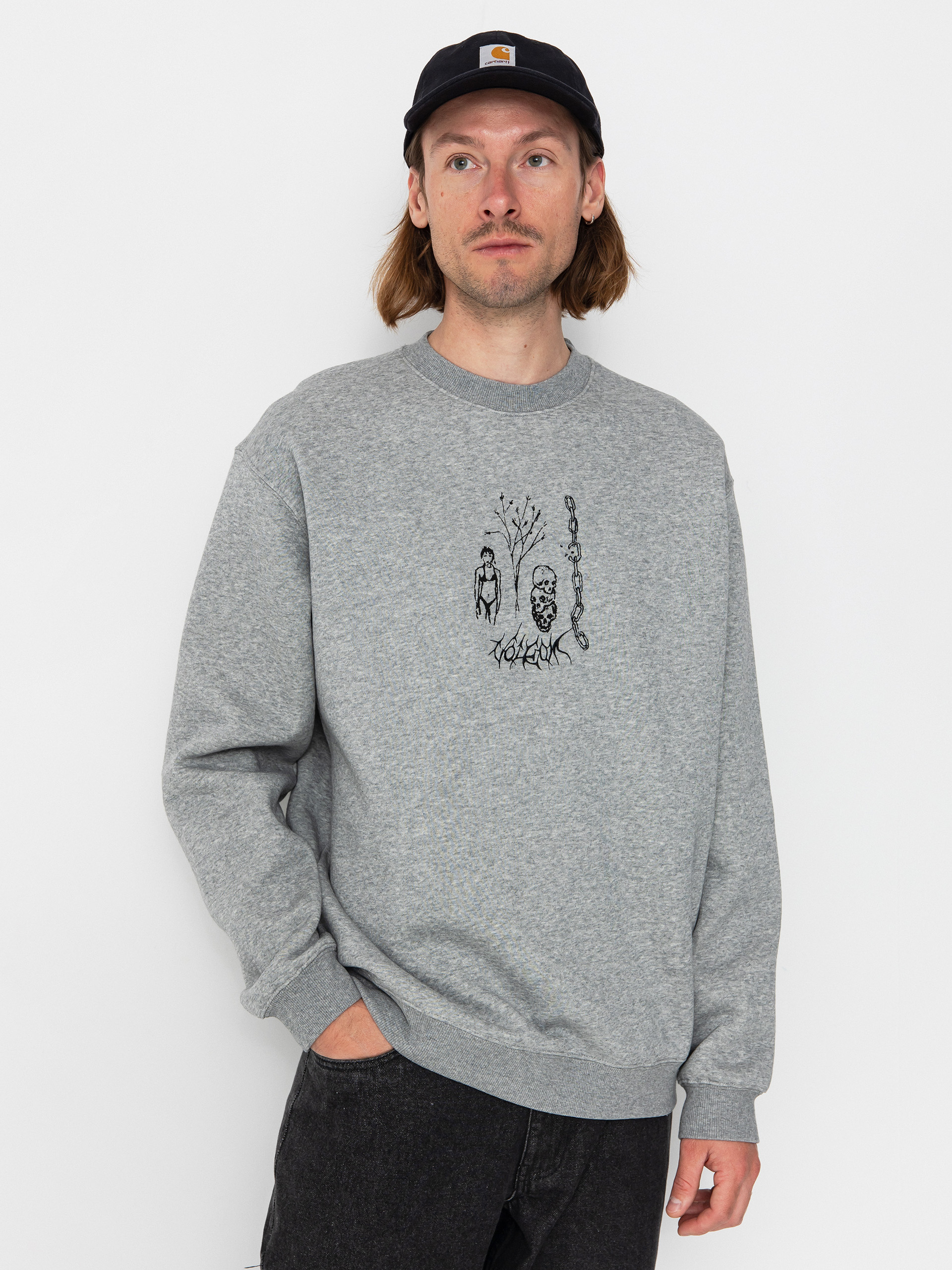 Bluza Volcom Noder Crew (heather grey)
