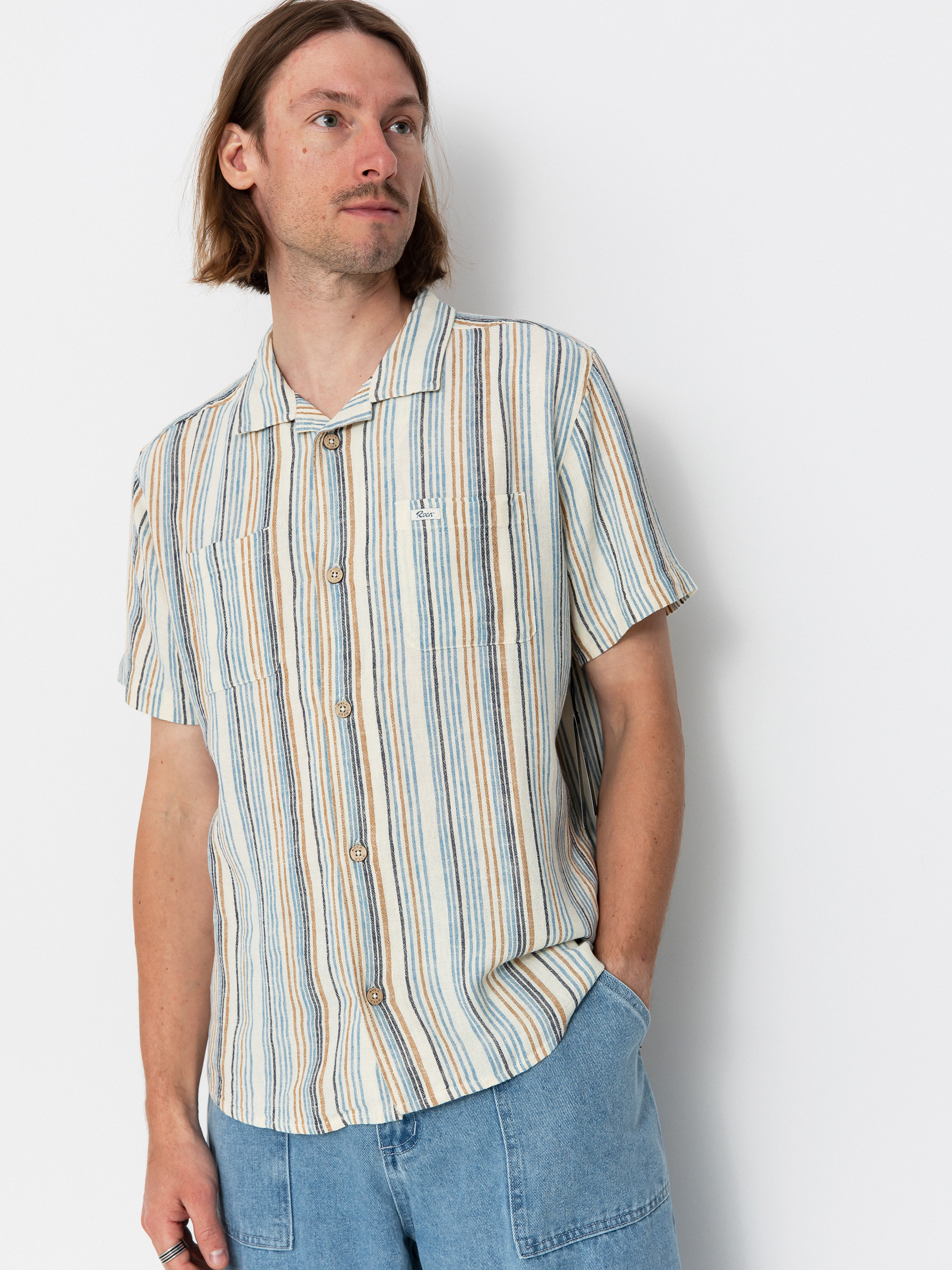 Koszula RVCA Exotica Stripe (natural)