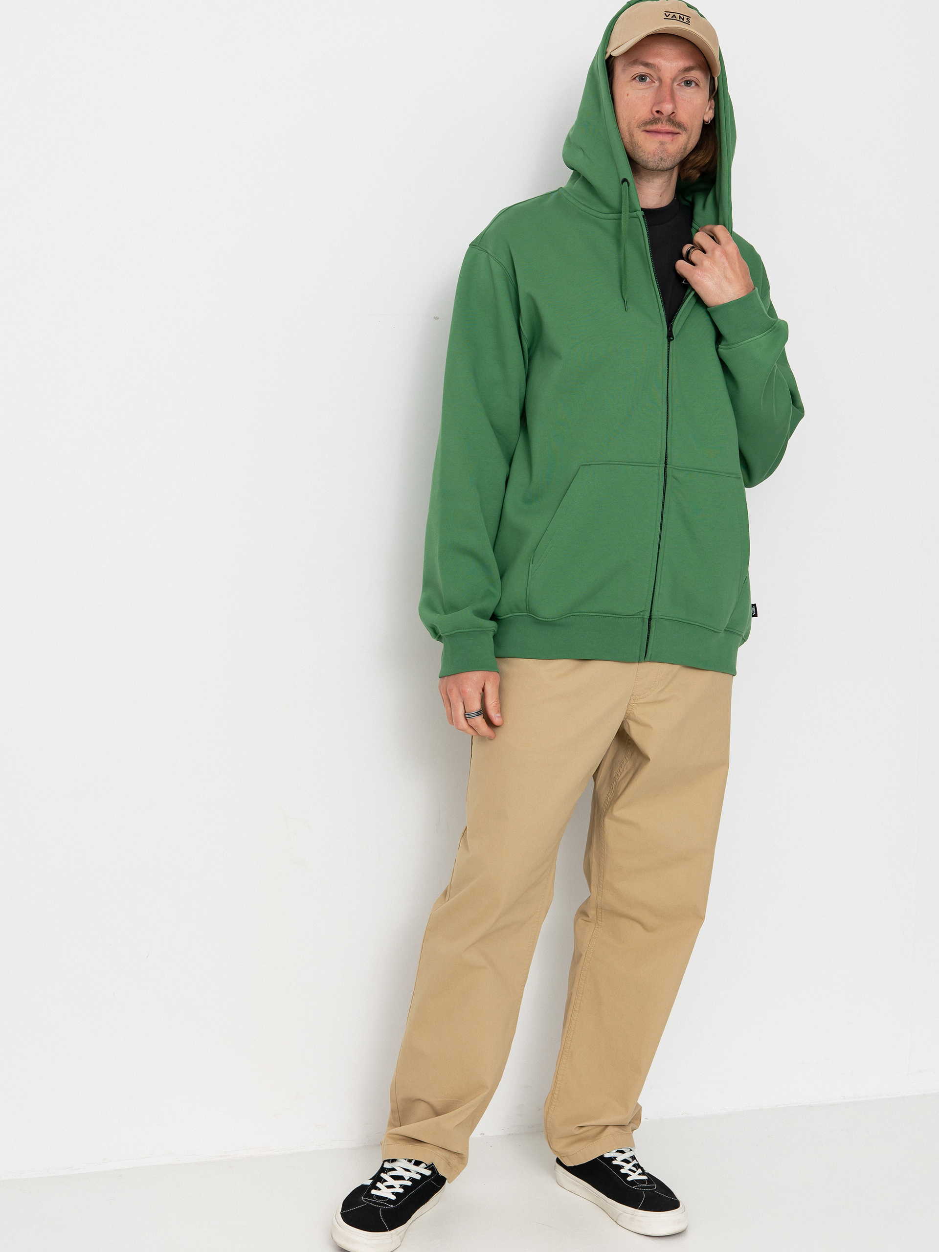 Bluza z kapturem Vans Core Basic ZHD (fairway)