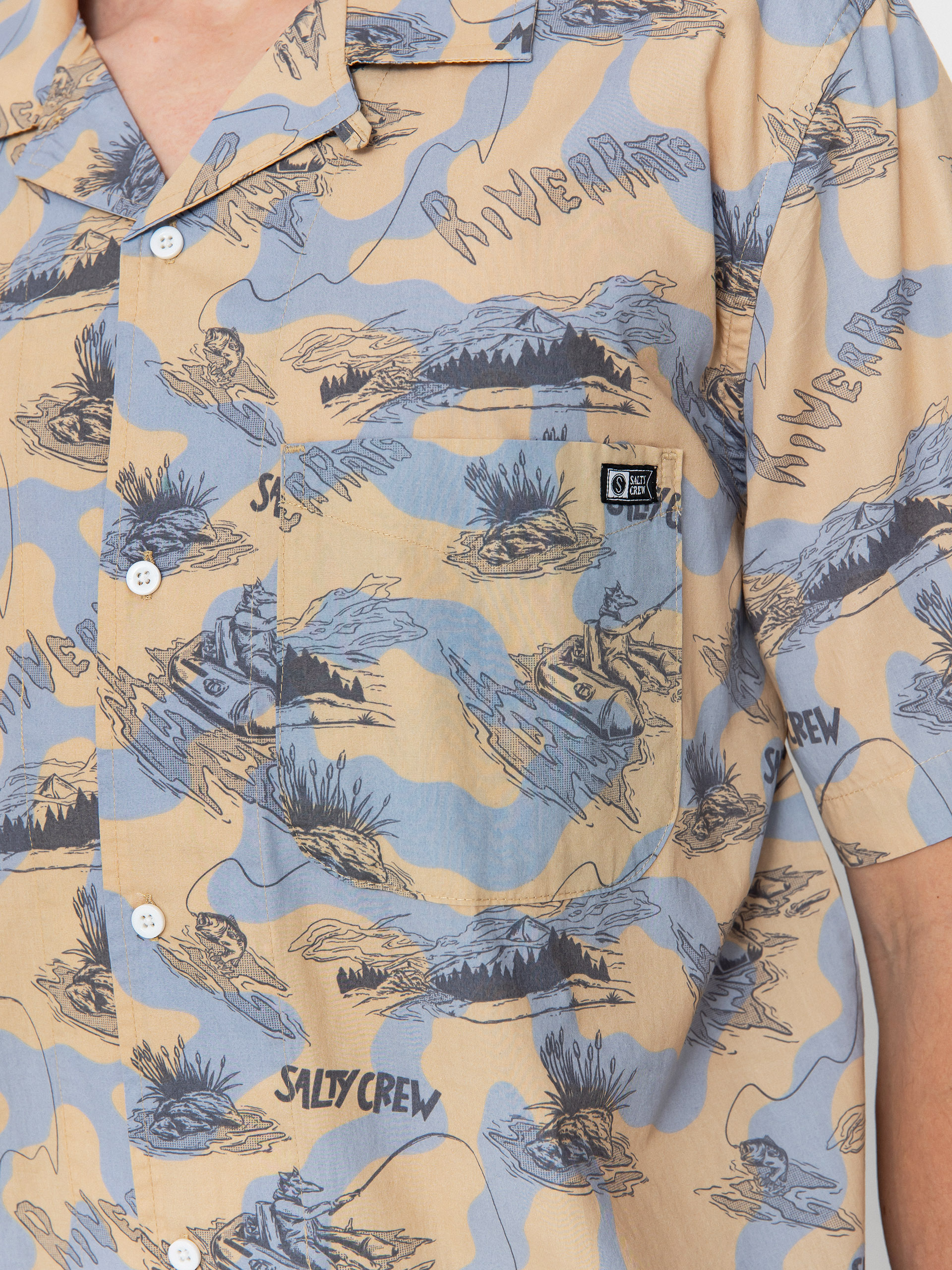 Koszula Salty Crew River Rats Fill (river rat print)