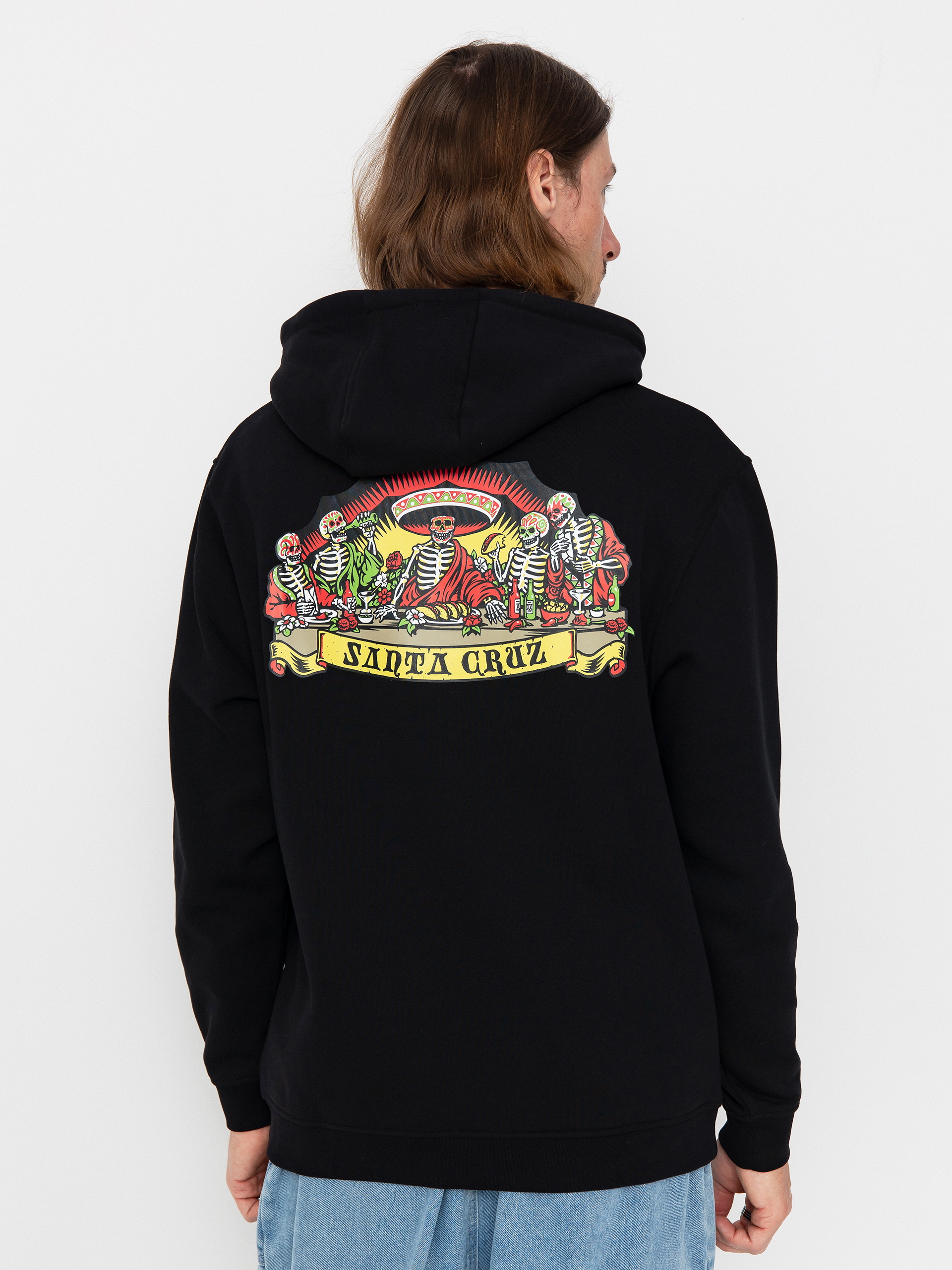 Bluza z kapturem Santa Cruz Guzman Scroll Front HD (black)