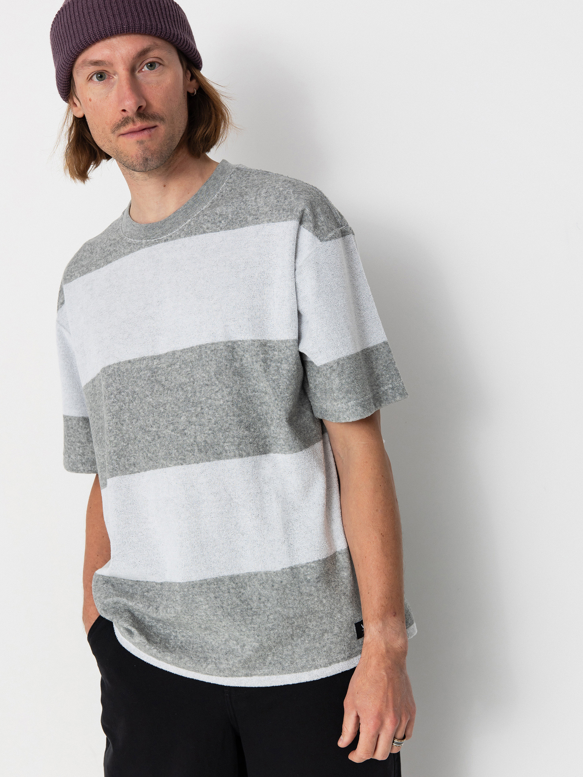 T-shirt Vans Bergman Stripe (cement heather)