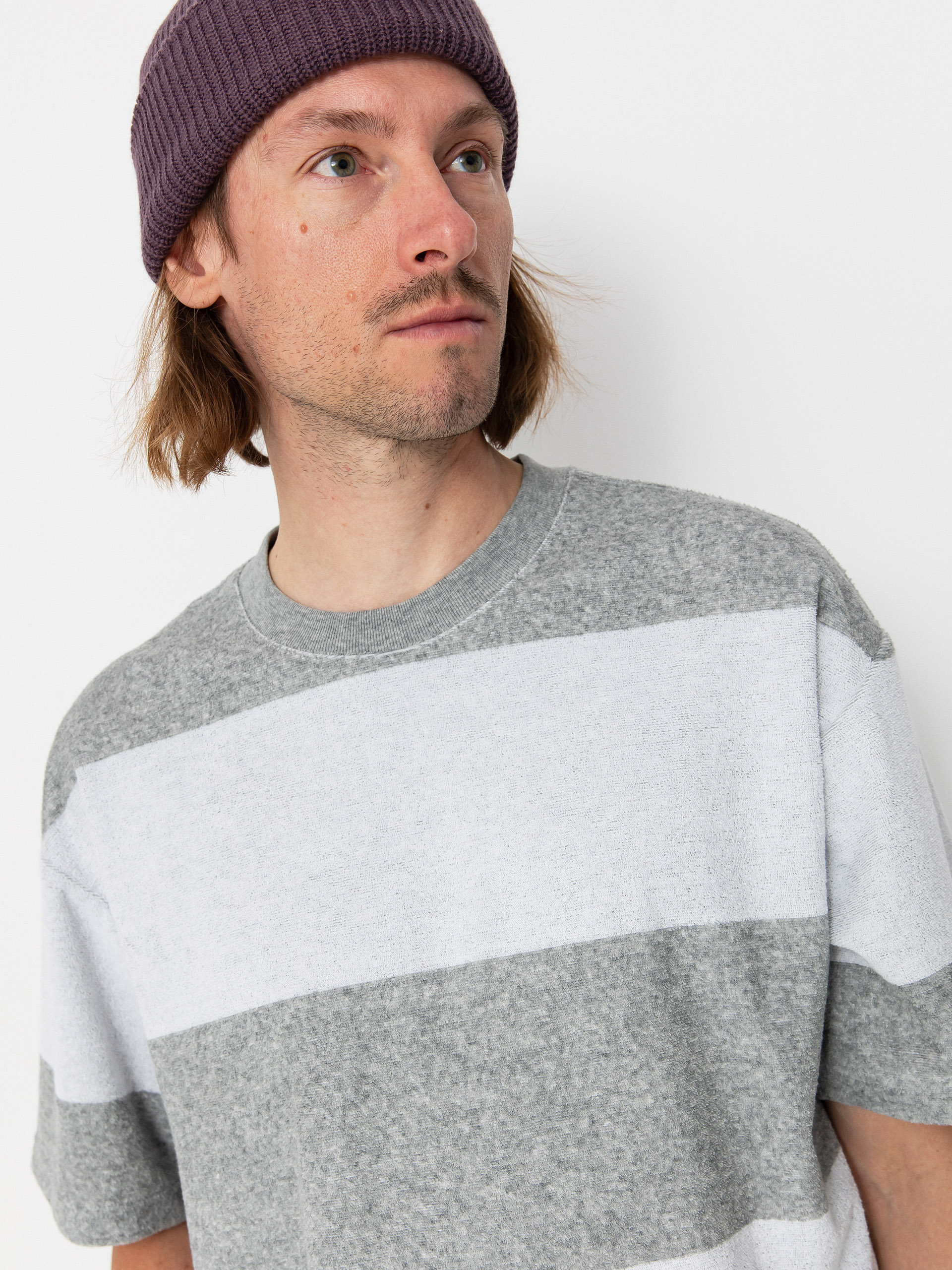 T-shirt Vans Bergman Stripe (cement heather)