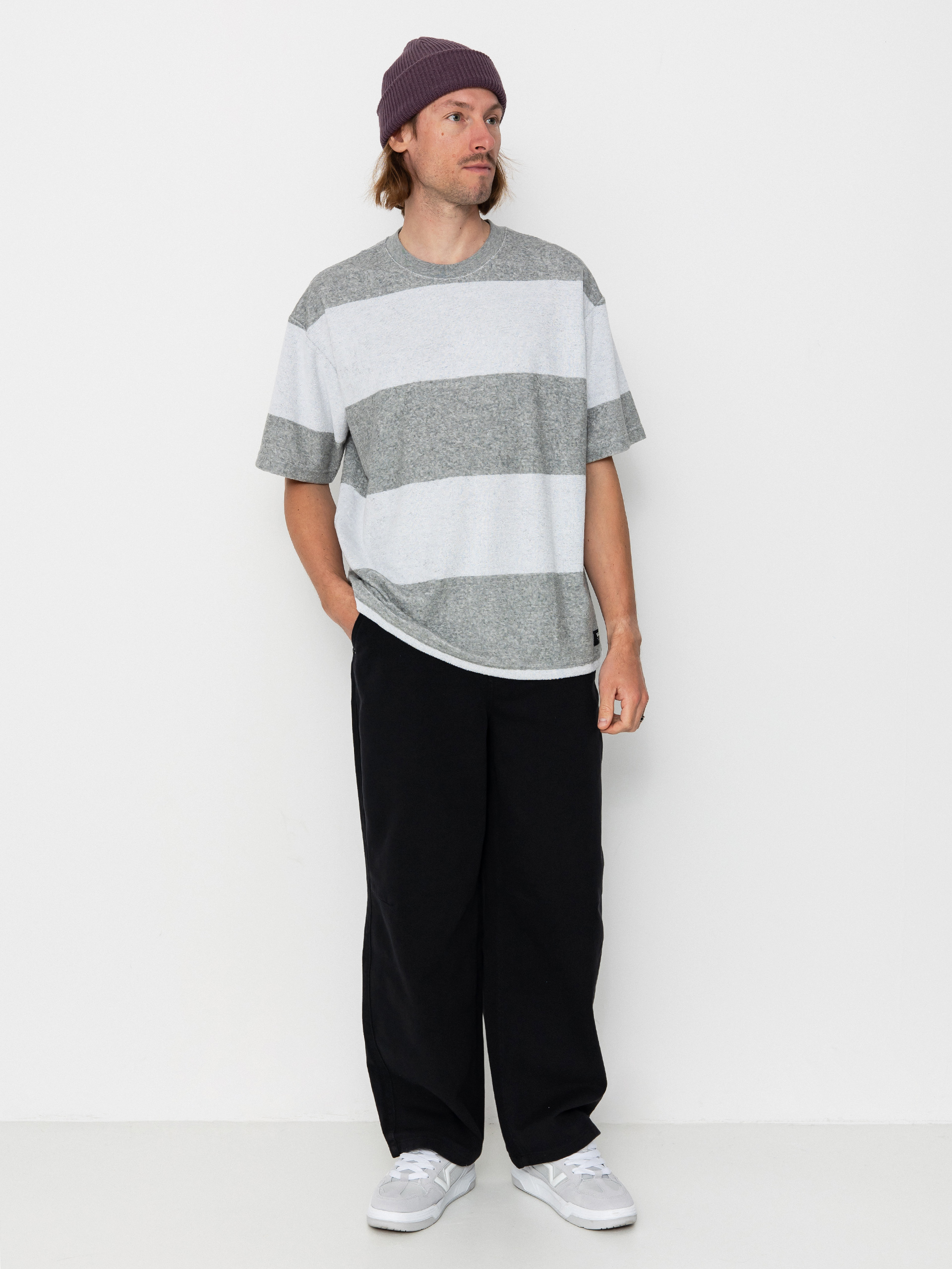 T-shirt Vans Bergman Stripe (cement heather)