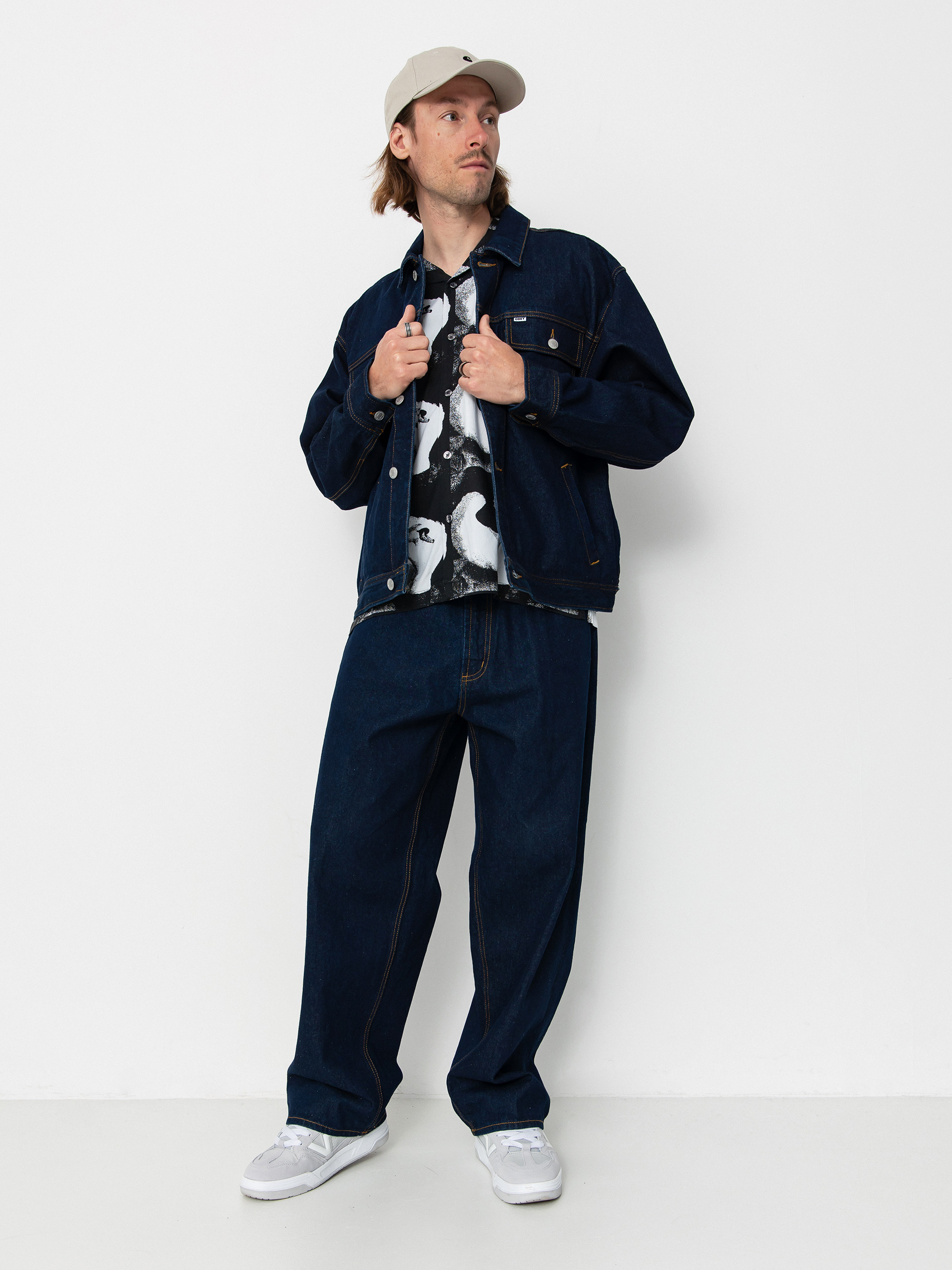 Kurtka OBEY Opena Jacket (rinse indigo)