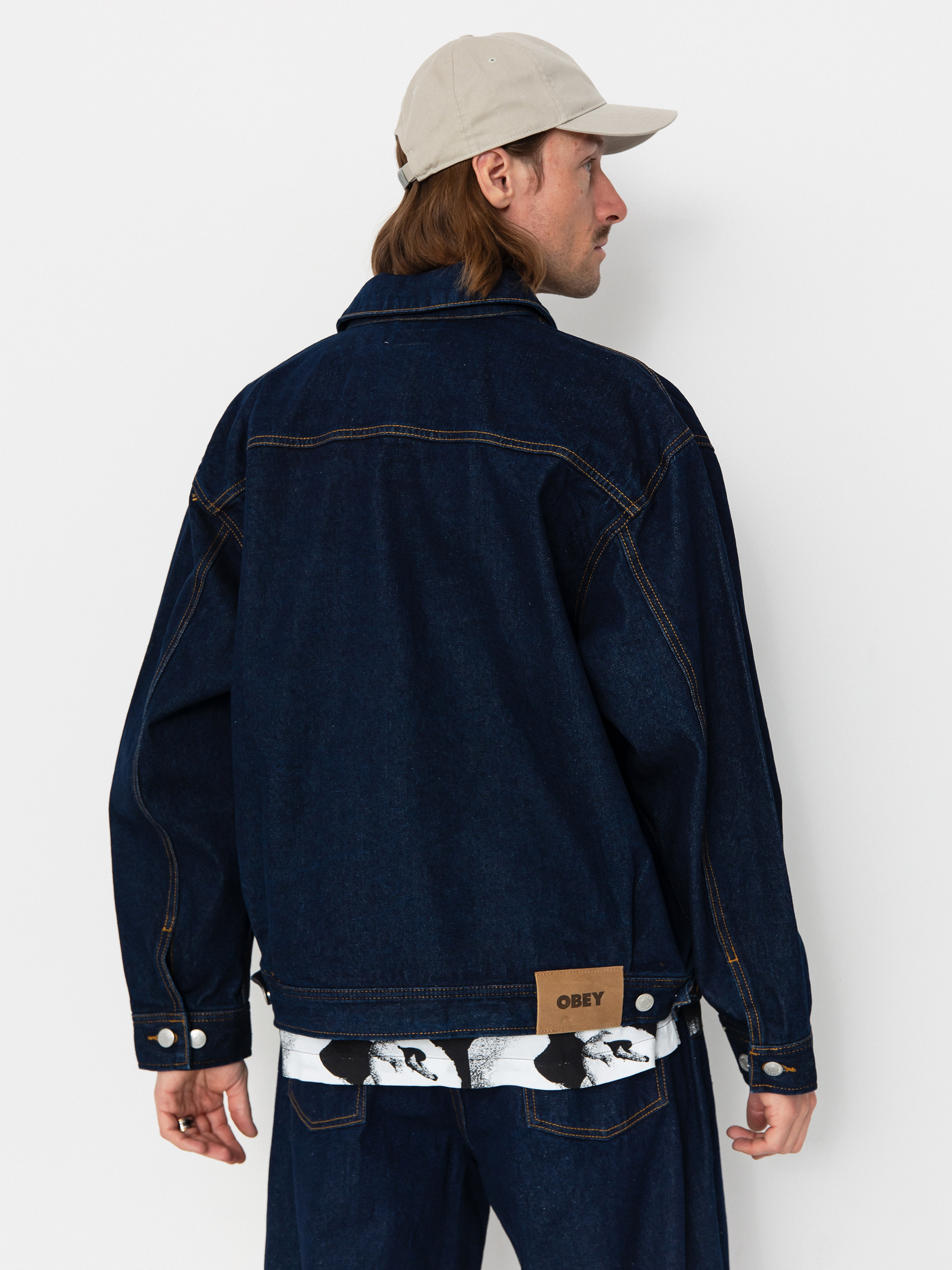 Kurtka OBEY Opena Jacket (rinse indigo)