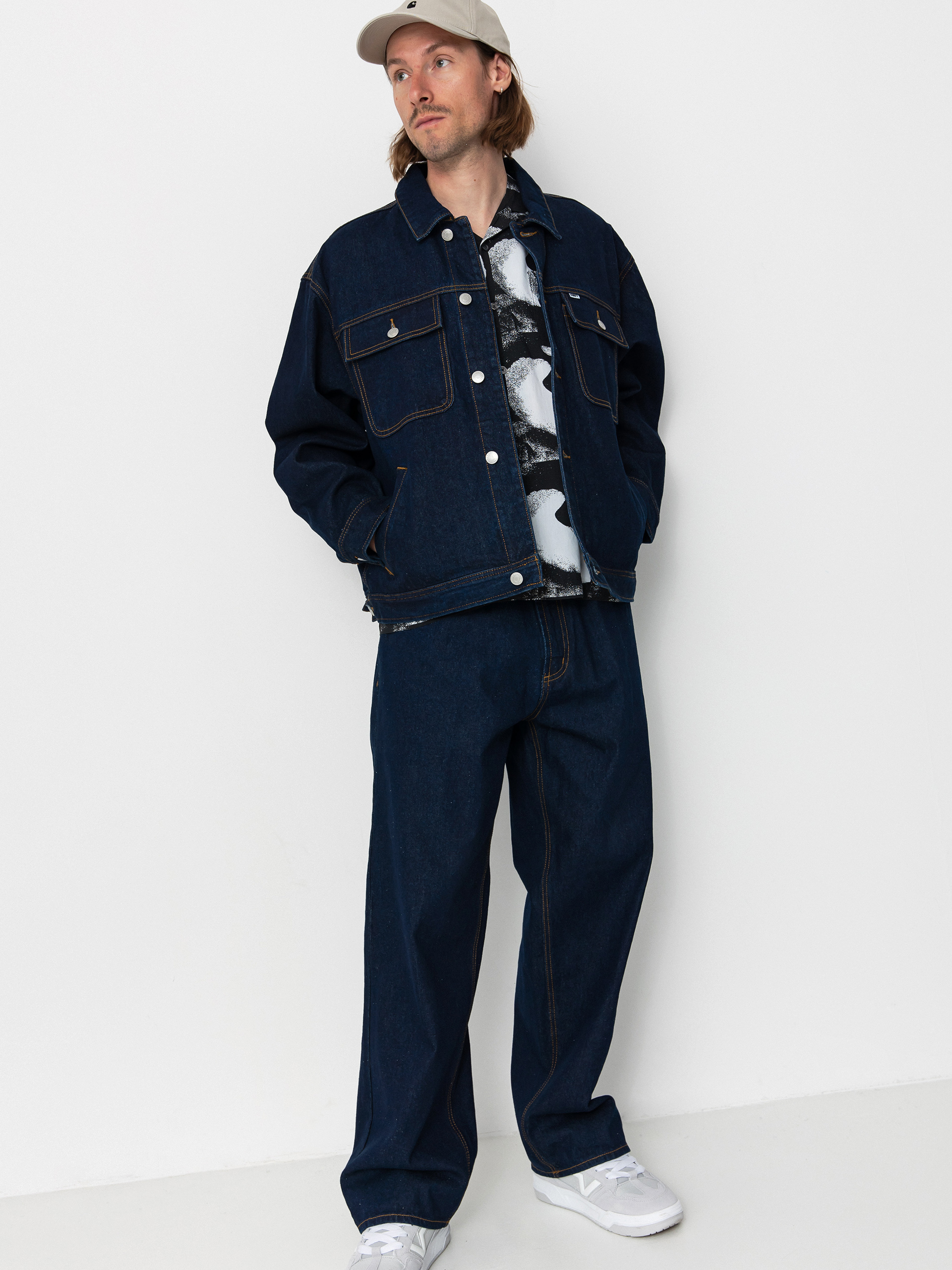 Kurtka OBEY Opena Jacket (rinse indigo)