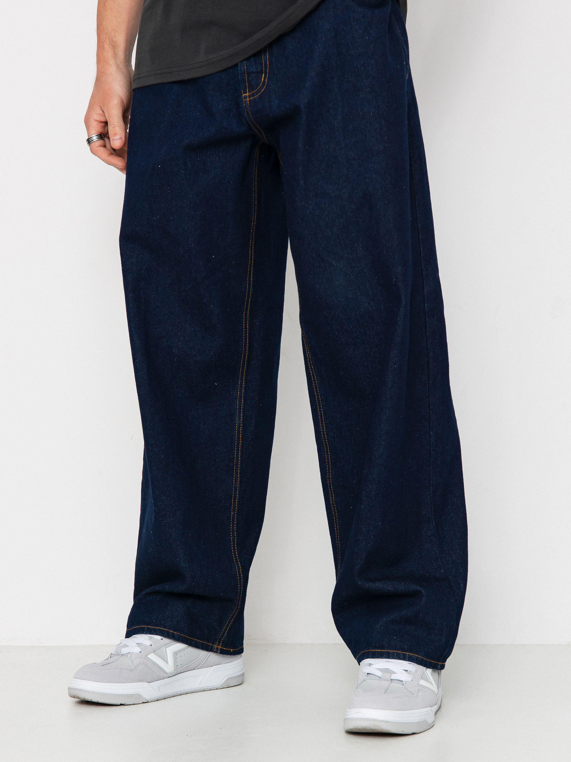 Spodnie OBEY Bigwig Baggy Denim (rinse indigo)