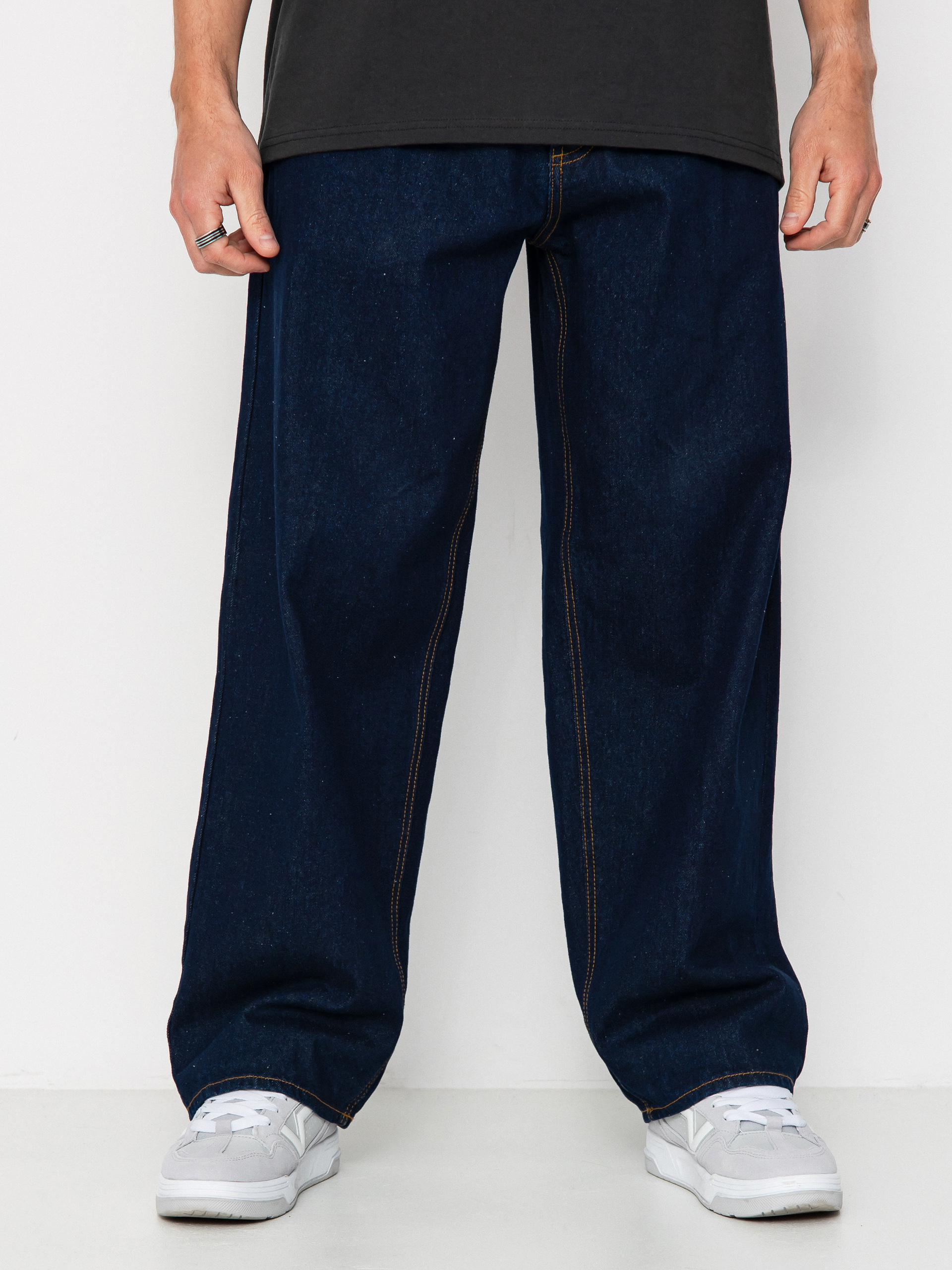 Spodnie OBEY Bigwig Baggy Denim (rinse indigo)