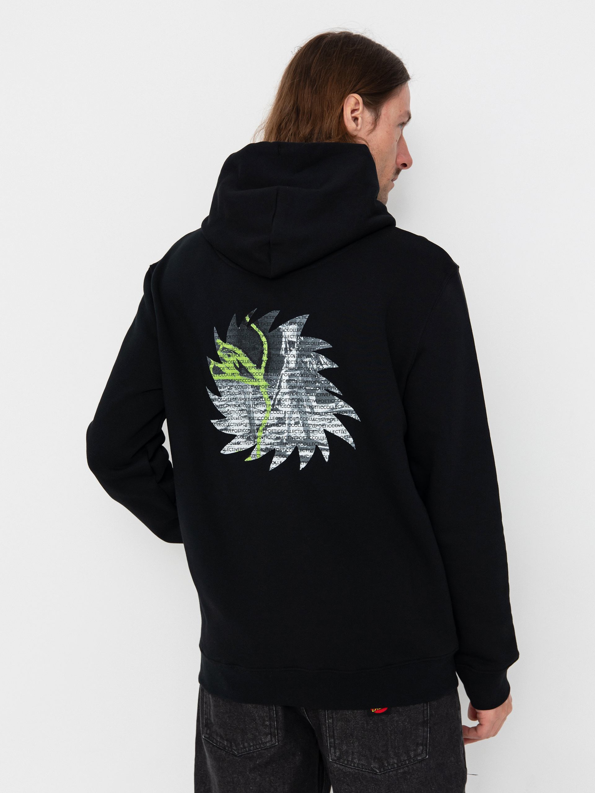 Bluza z kapturem Poetic Collective Space HD (black)