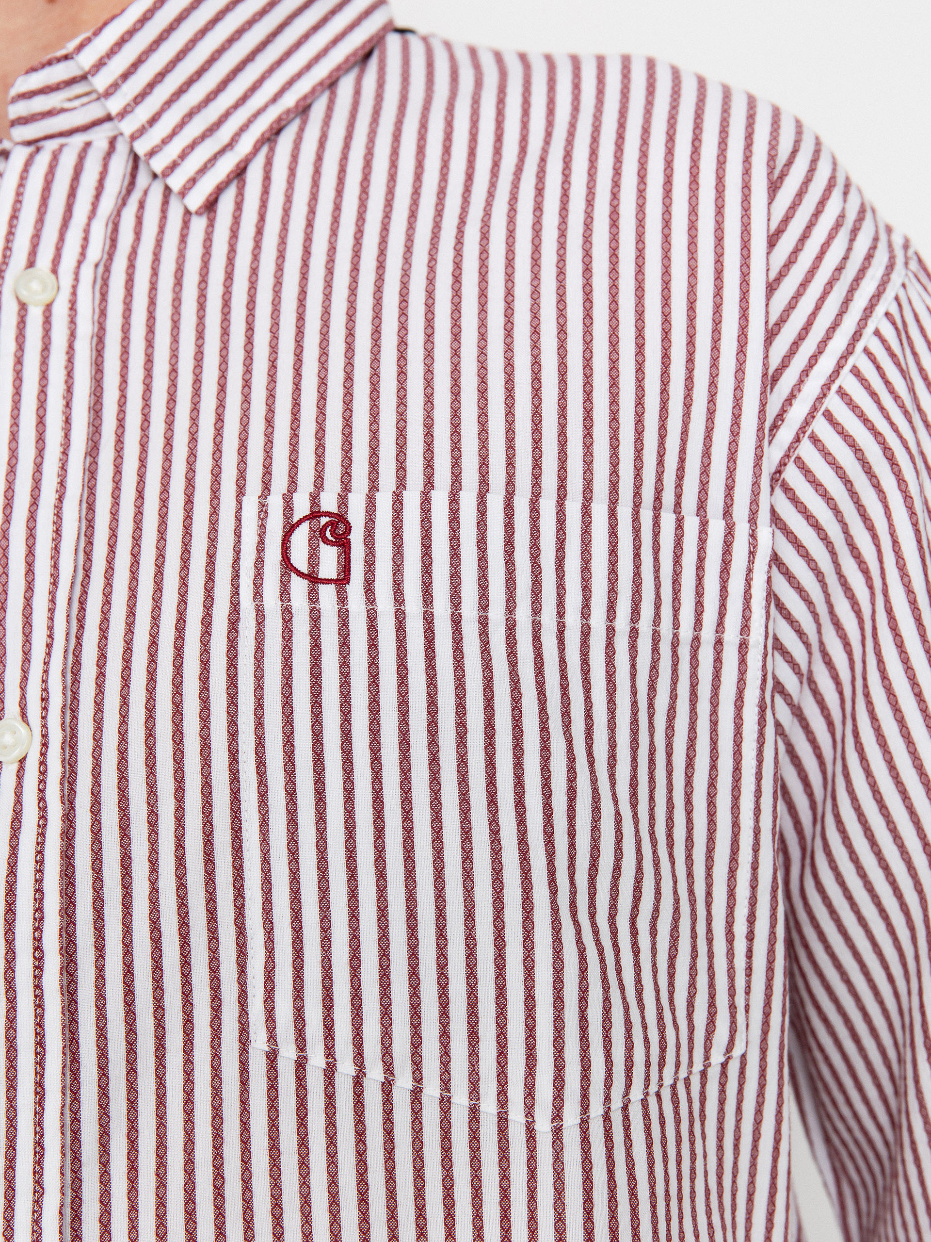 Koszula Carhartt WIP Phelps (phelps stripe/mulberry)