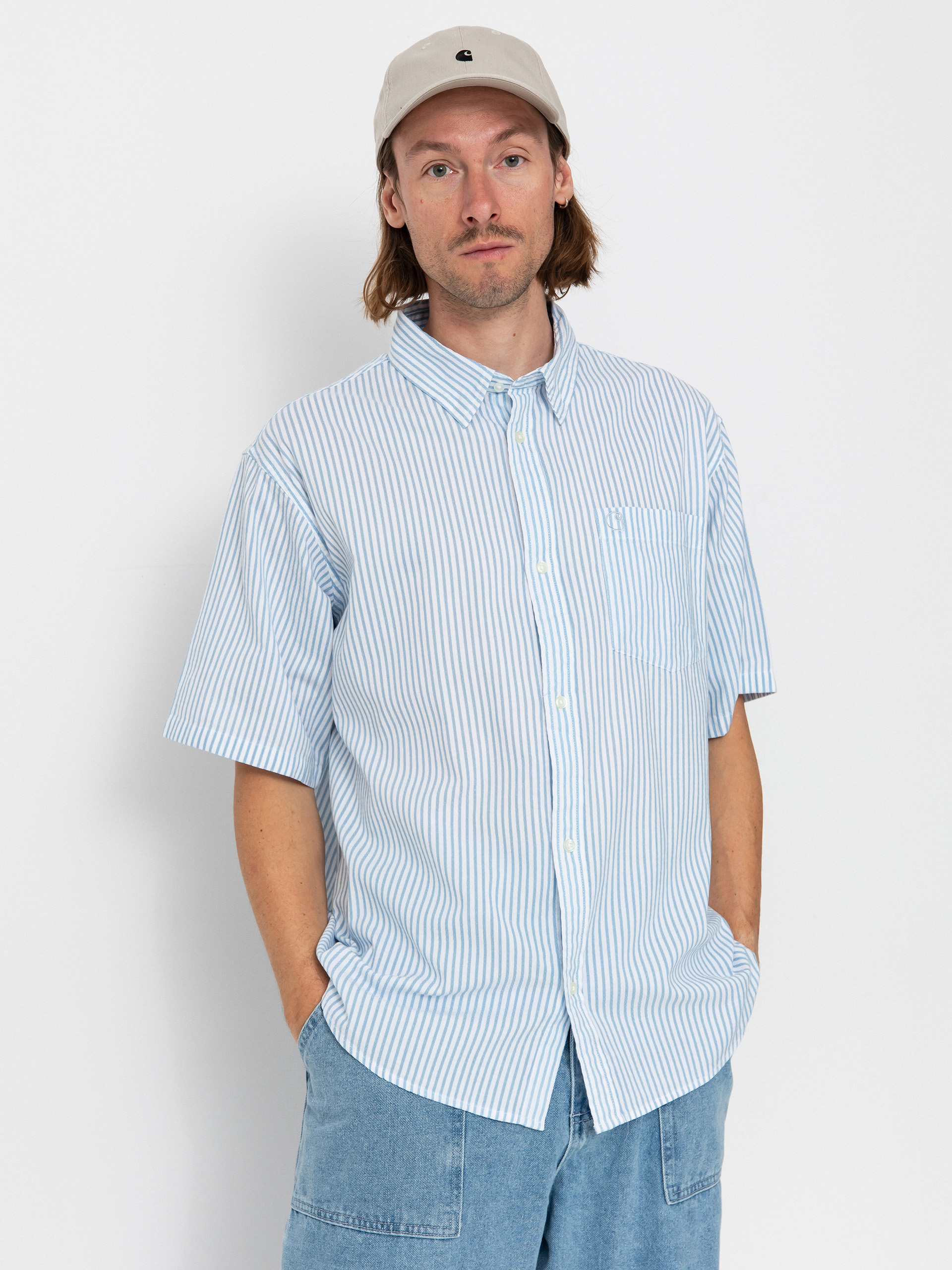 Koszula Carhartt WIP Phelps (phelps stripe/bluebird)
