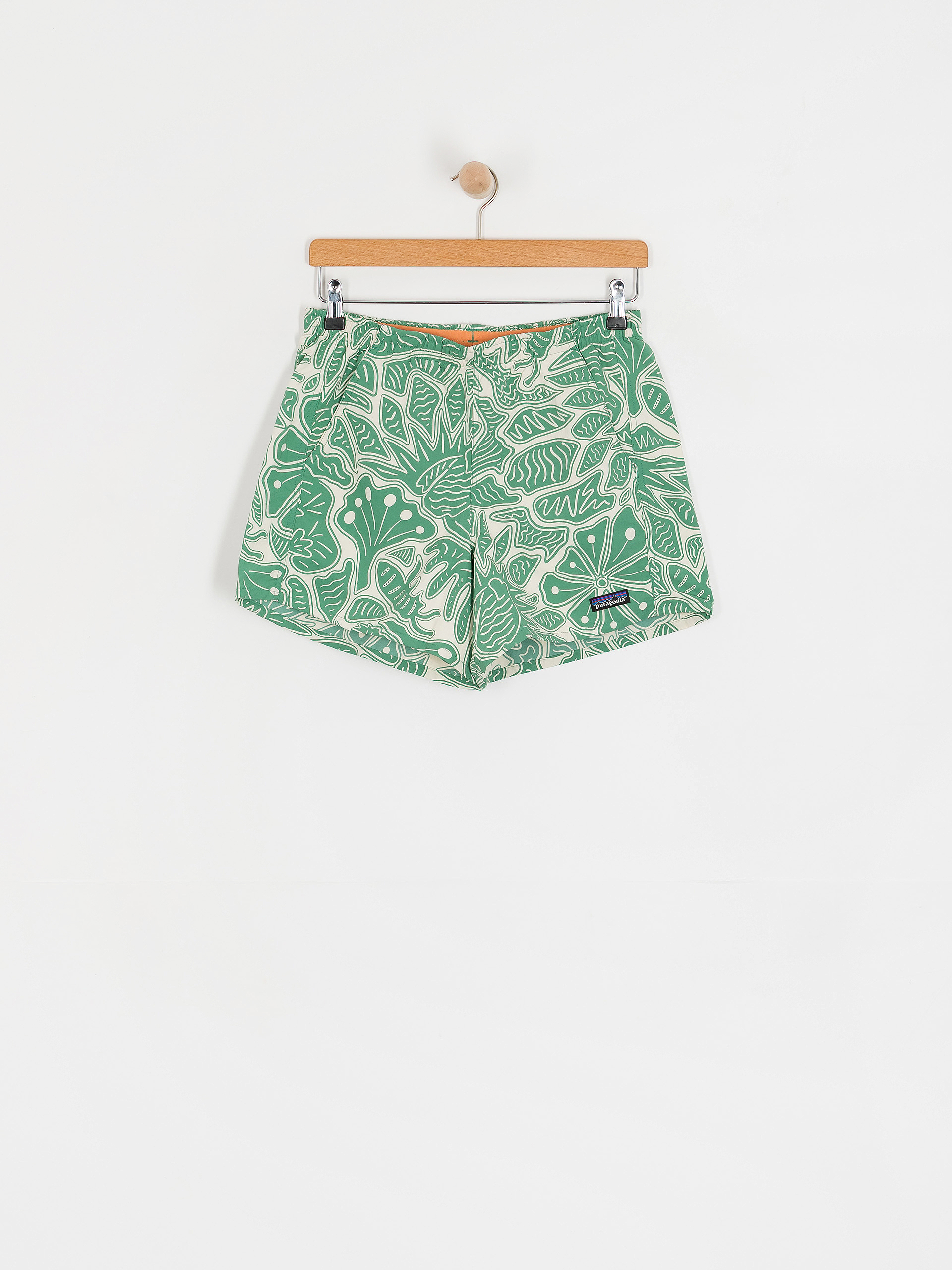 Szorty Patagonia Baggies 5in Wmn (bees and flowers/heartleaf green)
