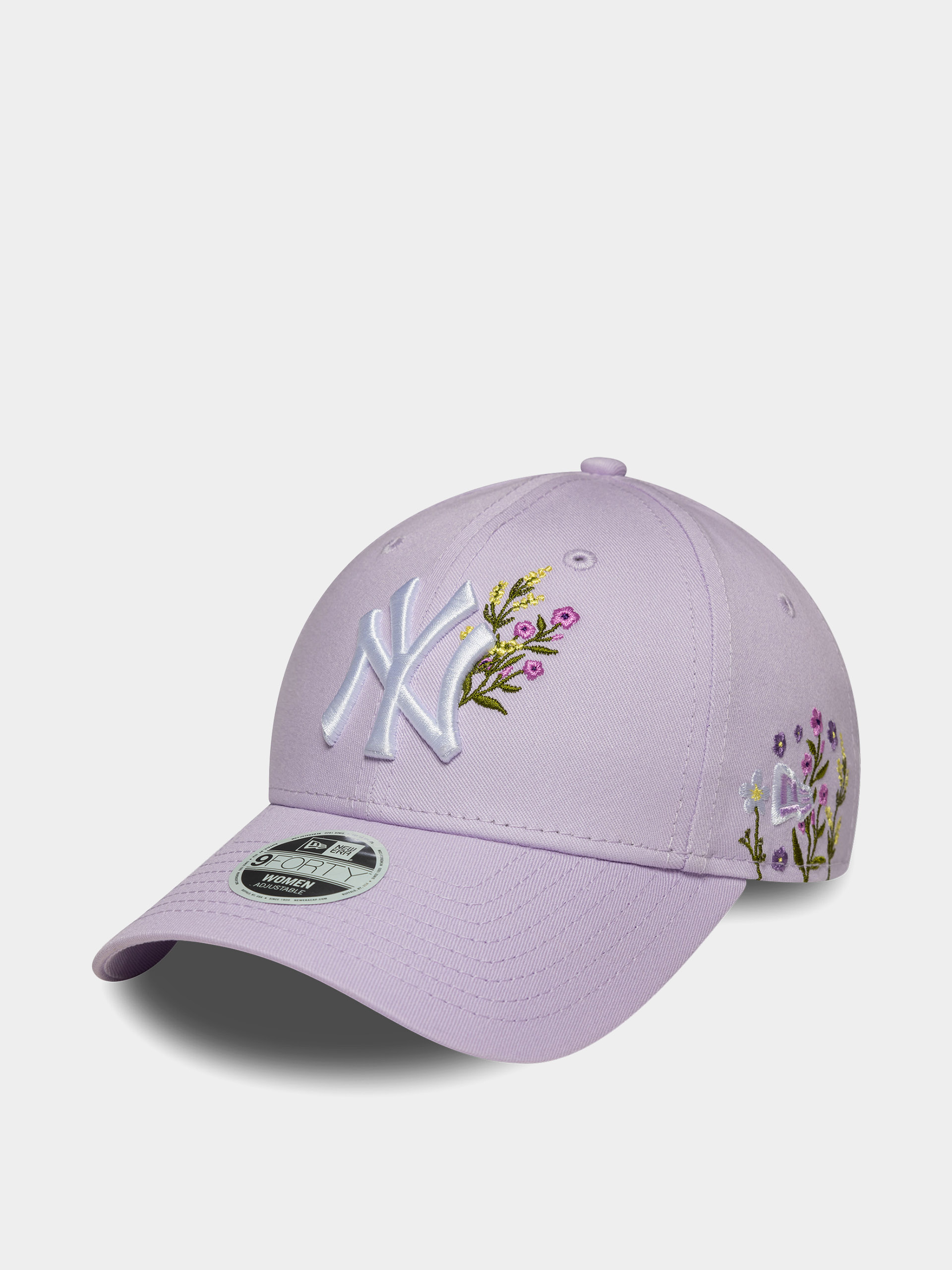 Czapka z daszkiem New Era Floral Icon 9Forty New York Yankees Wmn (violet)