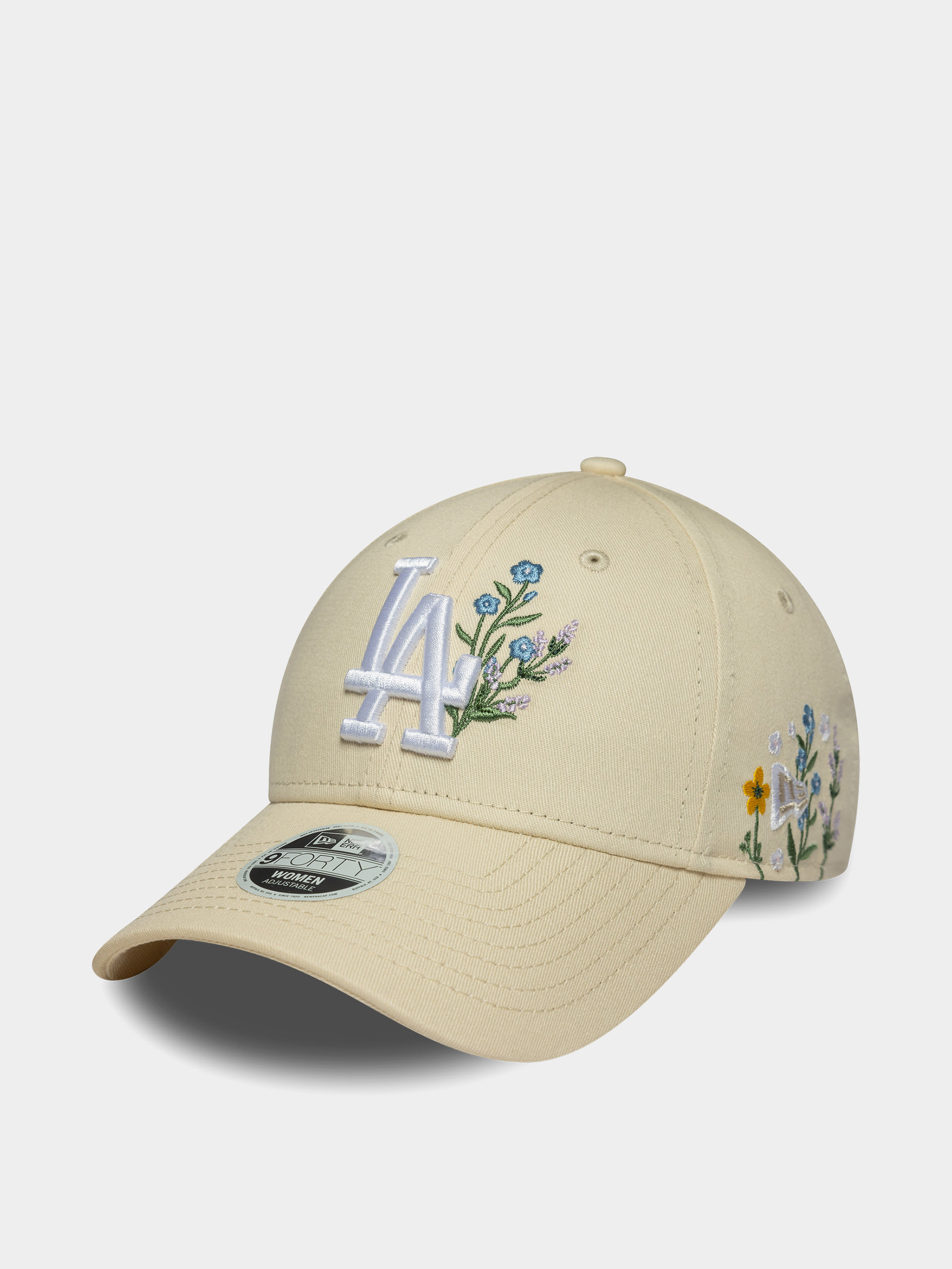 Czapka z daszkiem New Era Floral Icon 9Forty Los Angeles Dodgers Wmn (yellow)