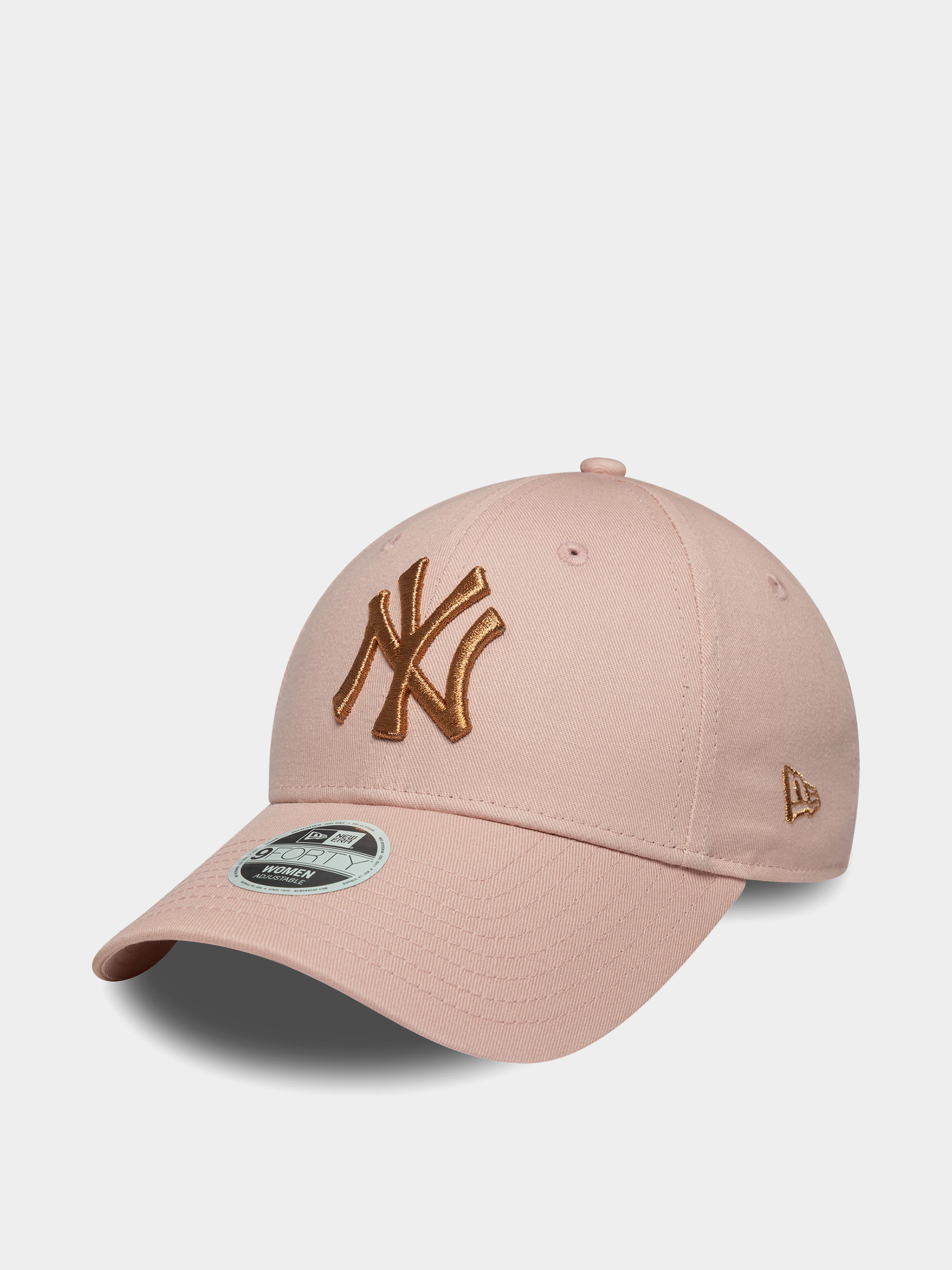 Czapka z daszkiem New Era Metallic Logo 9Forty New York Yankees Wmn (pink)